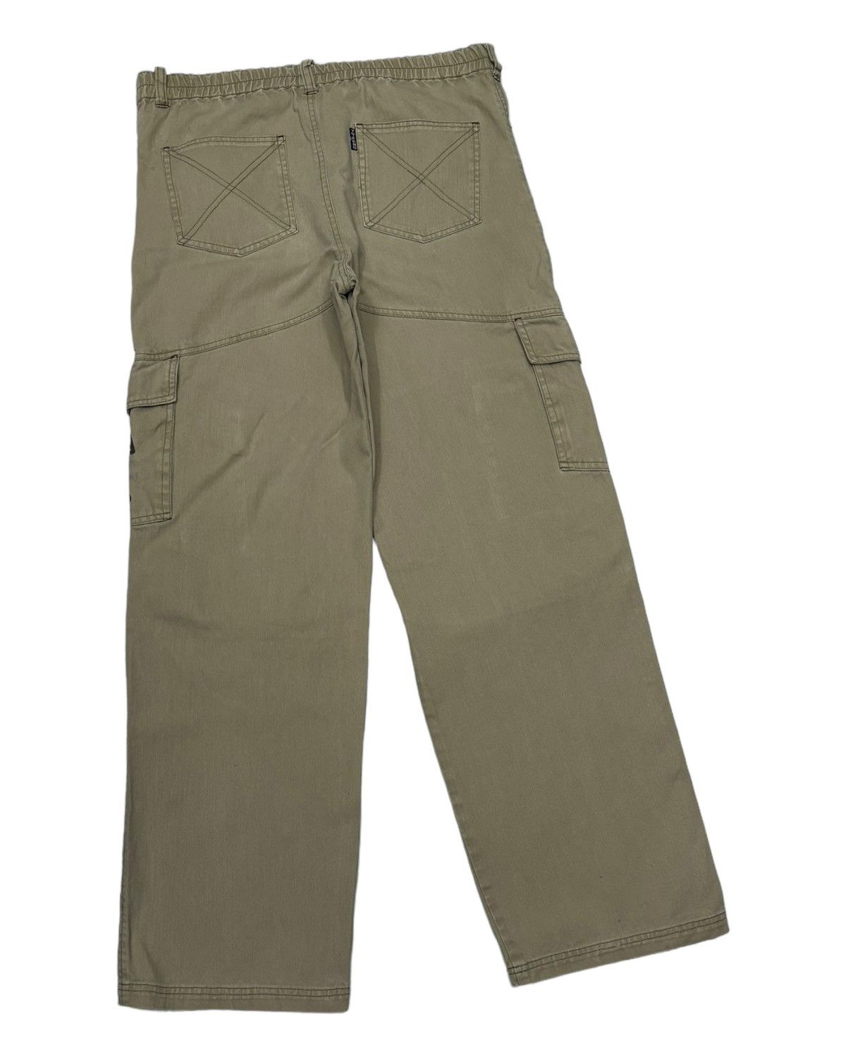 If Six Was Nine 🔥VINTAGE STREET BOY SKATEBOARD MULTI POCKET CARGO PANTS Size US 32 / EU 48 - 6 Thumbnail
