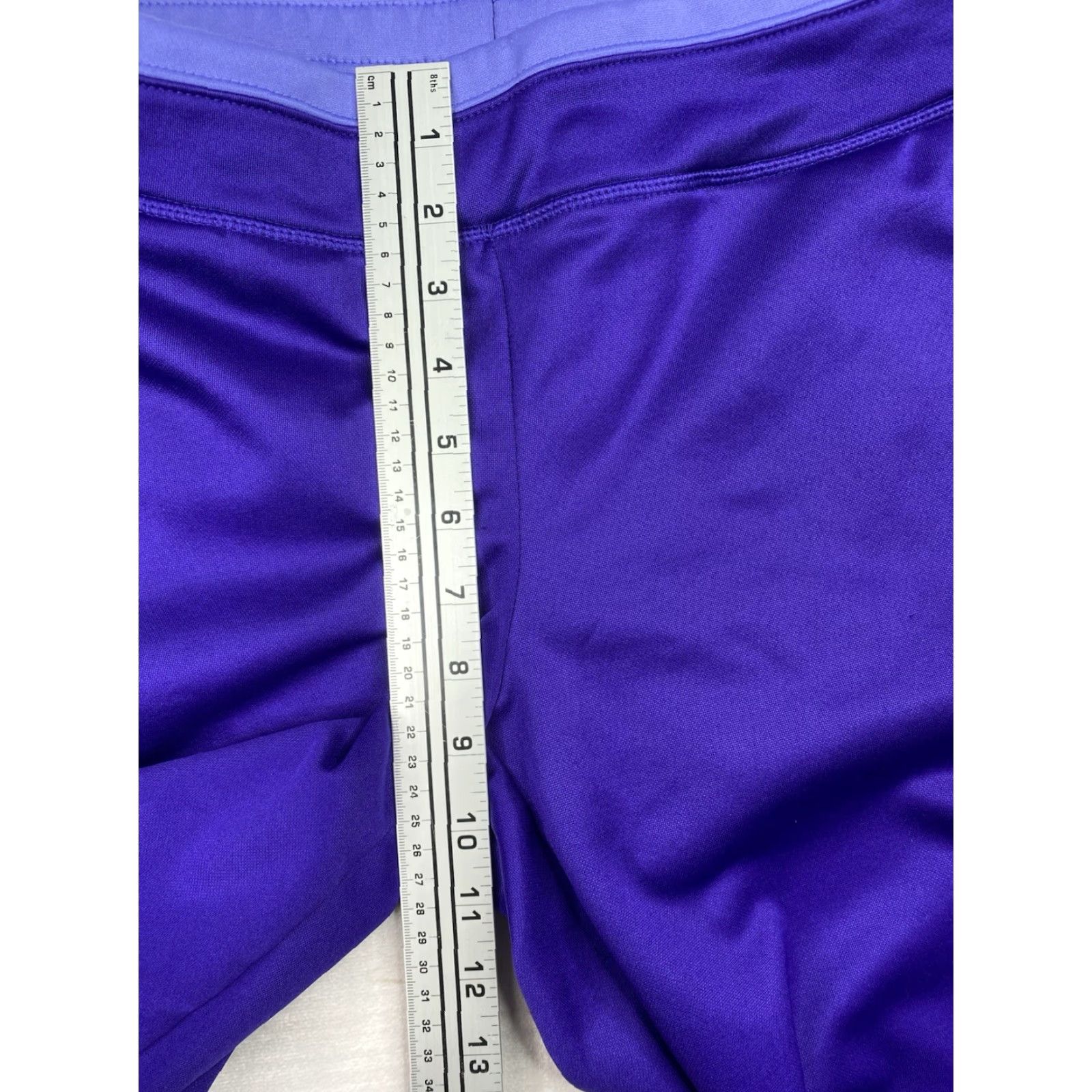 Vintage VINTAGE Danskin Now Sweatpants Womens M Purple Drawstring Waist Lounge Stretch Lined Size 32" / US 10 / IT 46 - 4 Thumbnail