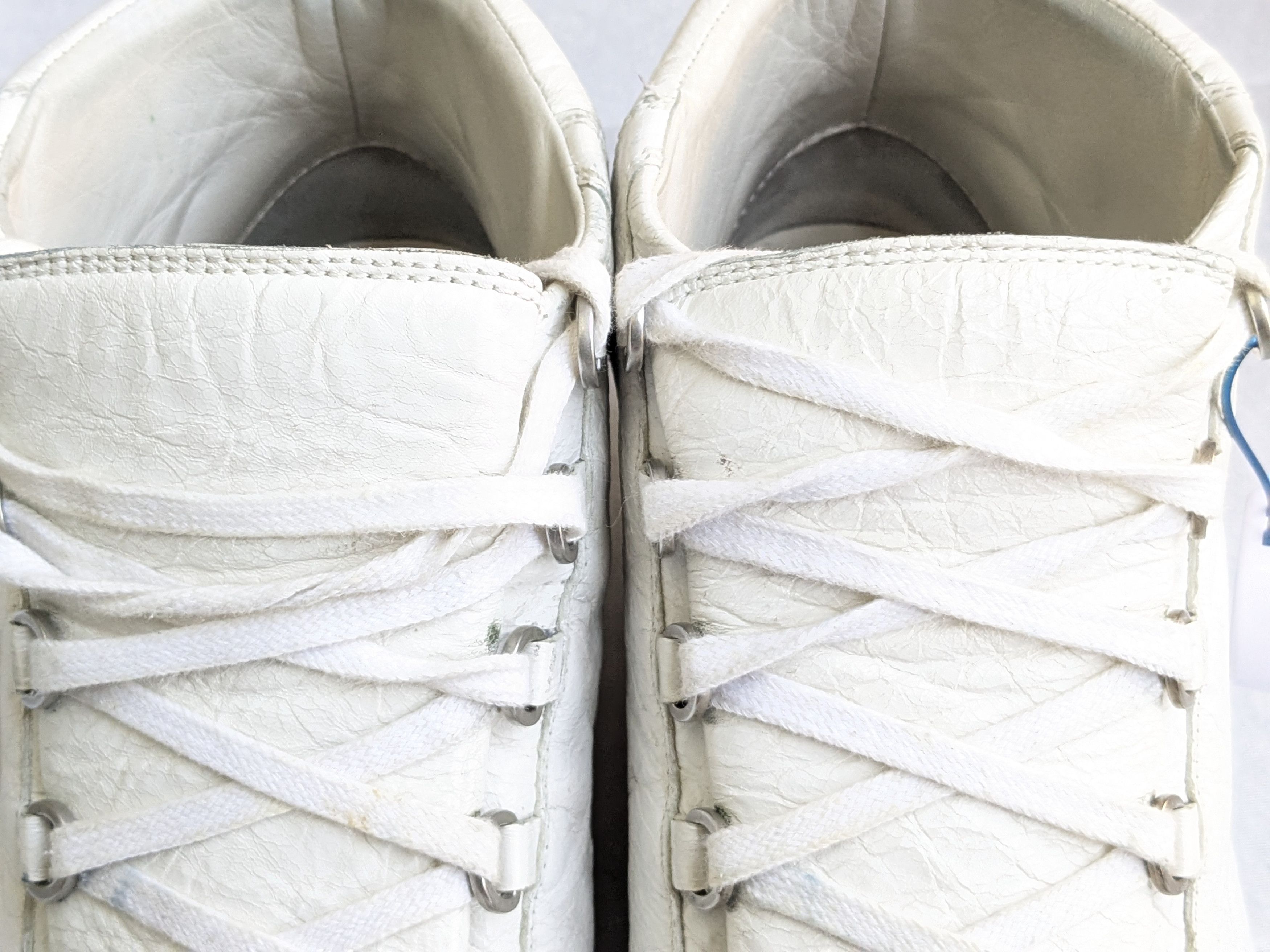Balenciaga Balenciaga Arena Sneakers White 13 High Tops Leather Size US 13 / EU 46 - 2 Thumbnail