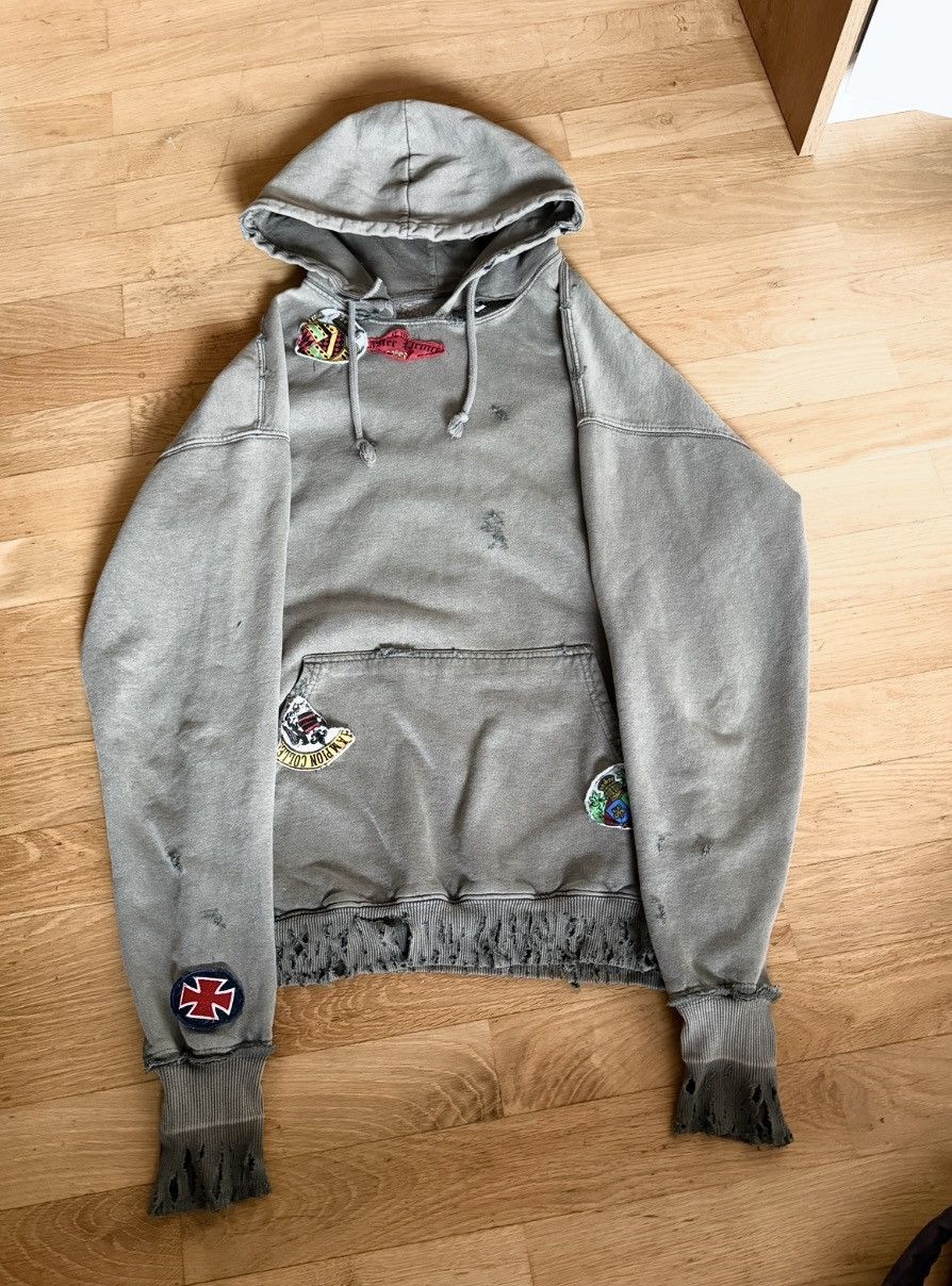 Other Custom vintage washed distressed hoodie Size US L / EU 52-54 / 3 - 1 Thumbnail