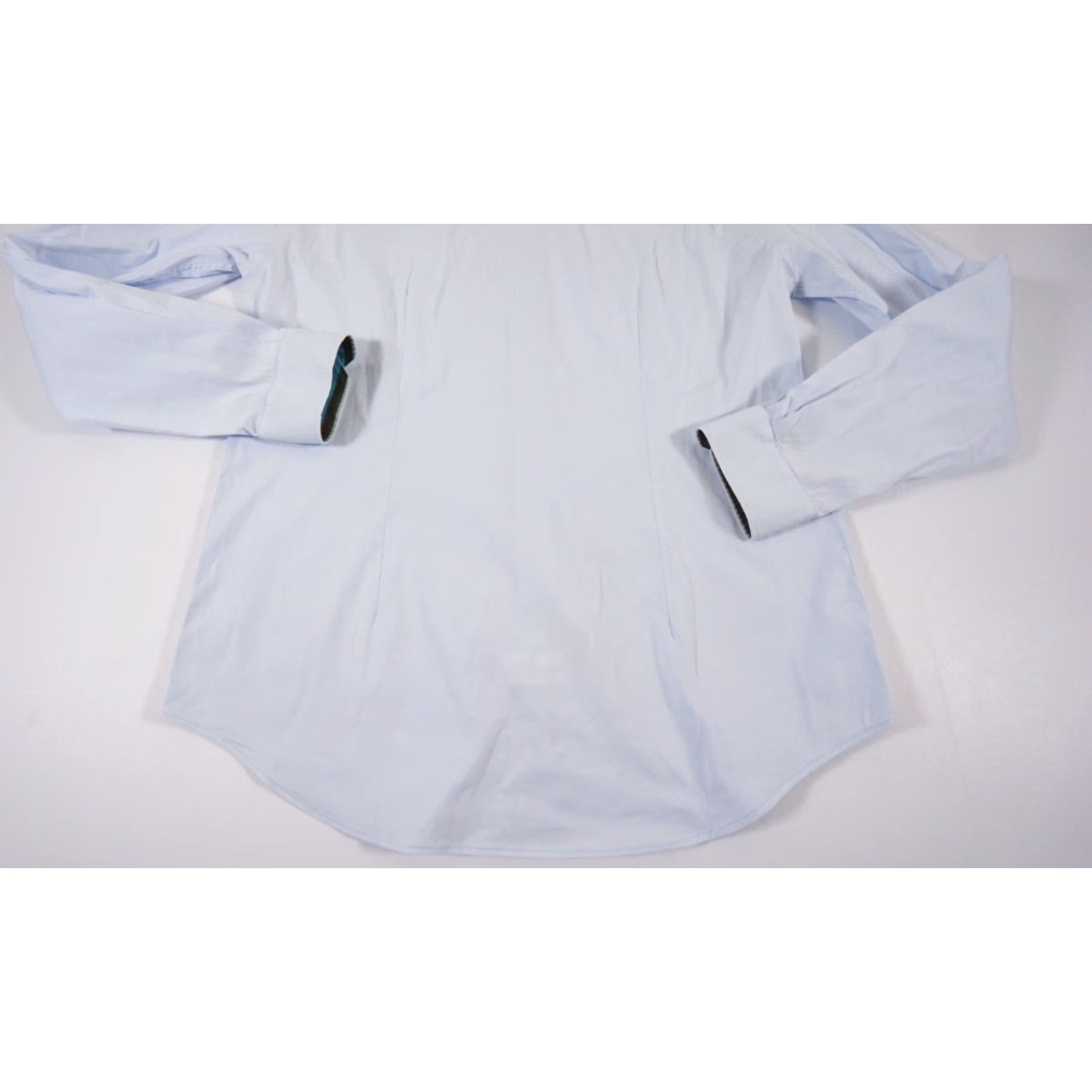 Paul Smith Paul Smith Blue Button-Up Shirt Men's 16" Long Sleeve Regular Fit Casual Business Size 42R - 7 Thumbnail