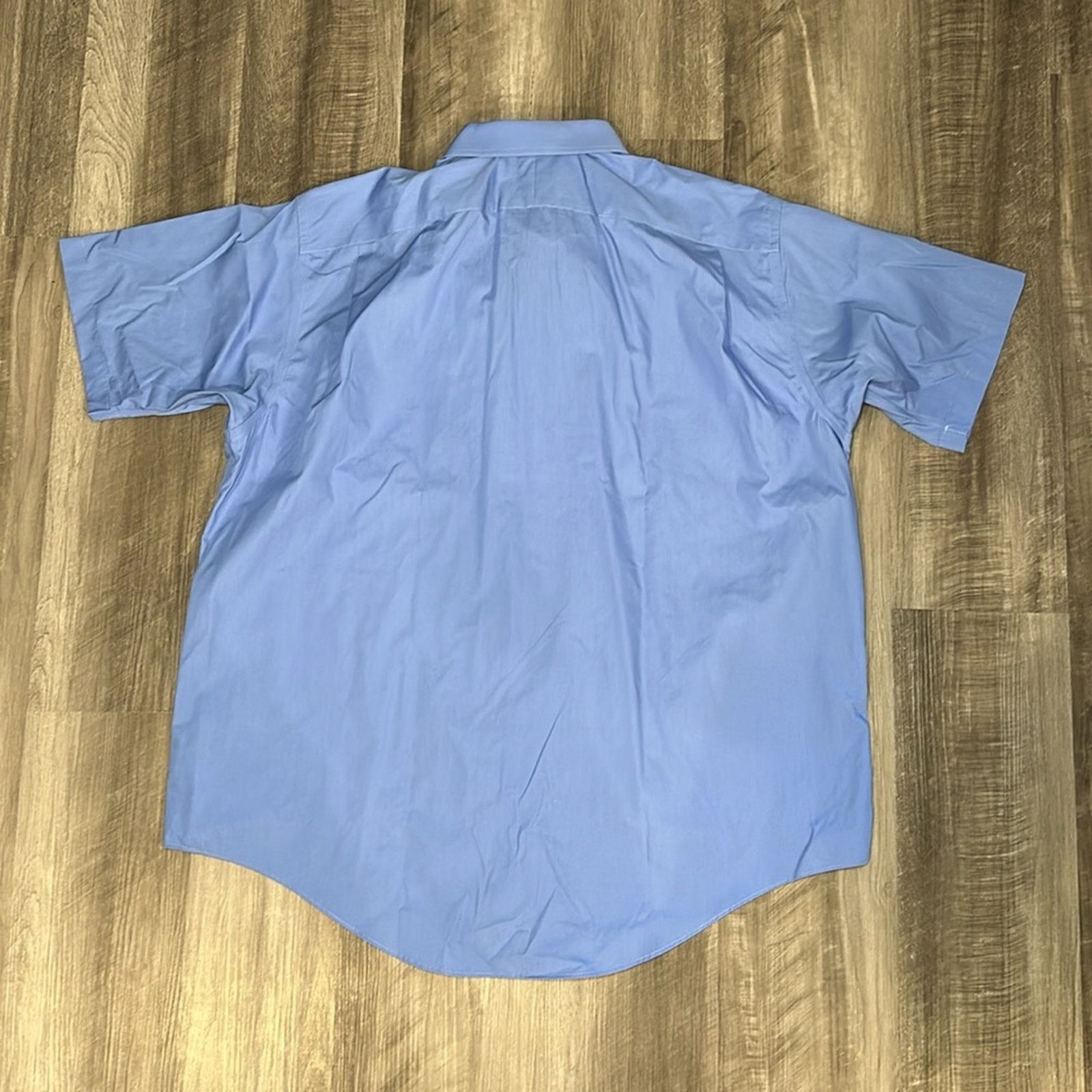 Lands' End Lands’ End Wrinkle Free Traditional Fit Short Sleeve - 18 Size US XXL / EU 58 / 5 - 3 Thumbnail