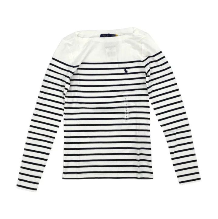 Polo Ralph Lauren Polo Ralph Lauren Striped Long-Sleeve Crewneck T-Shirt Size US XL / EU 56 / 4 - 1 Thumbnail