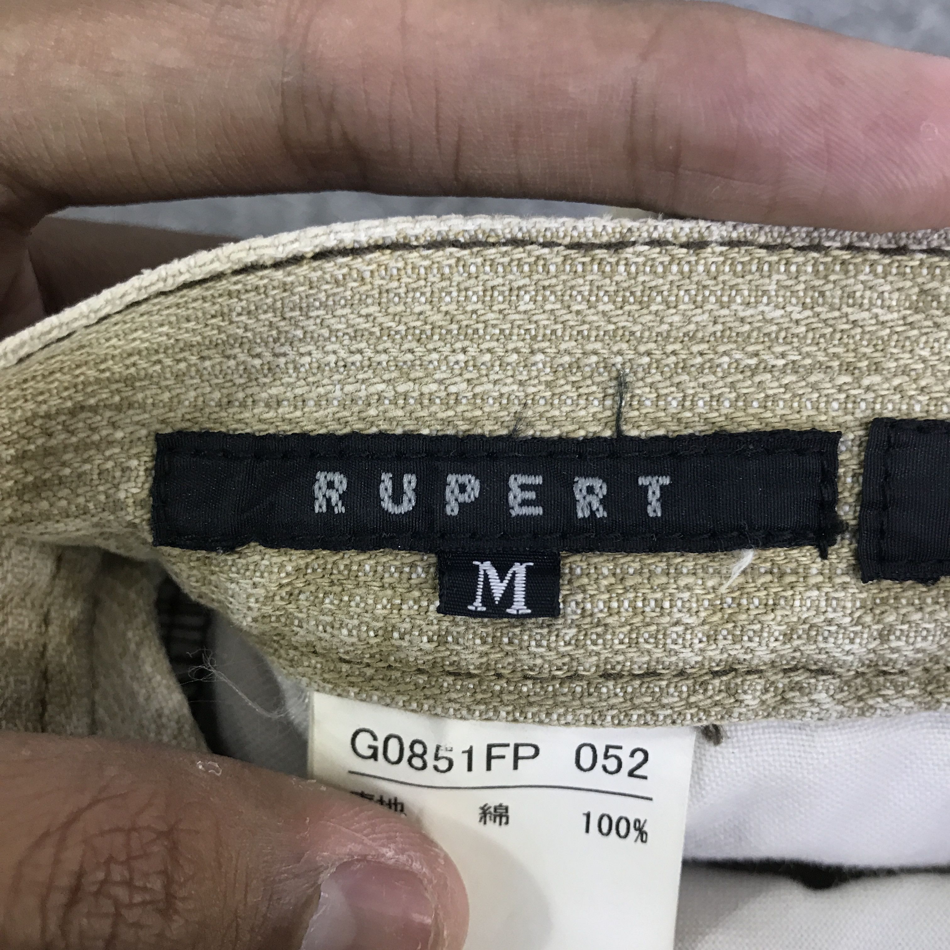 Japanese Brand rupert the difference patchword design pants jeans K118B24 Size US 30 / EU 46 - 14 Thumbnail