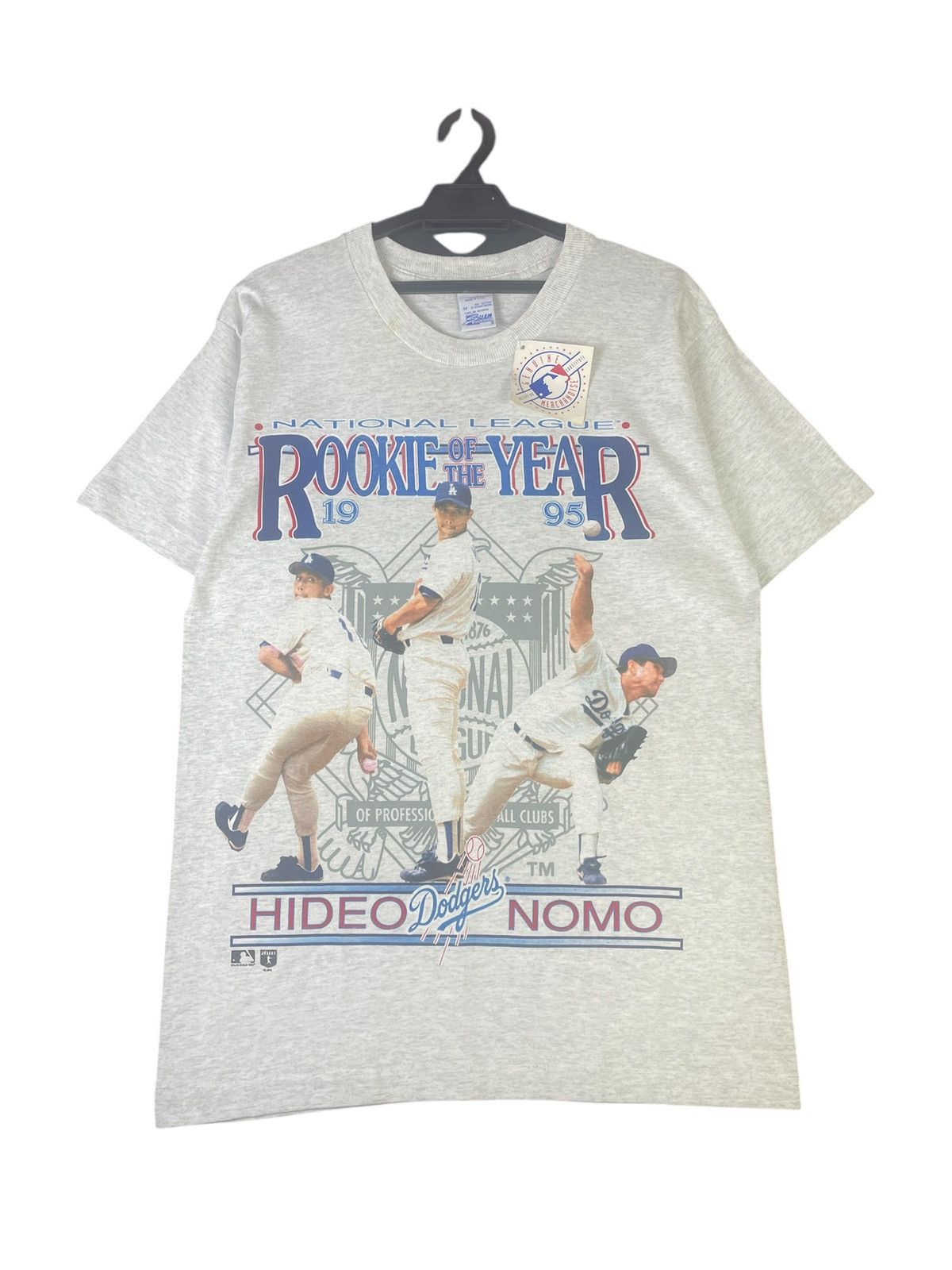 🔥Rare Vintage MLB Dodgers Hideo Nomo With Tag Shirt