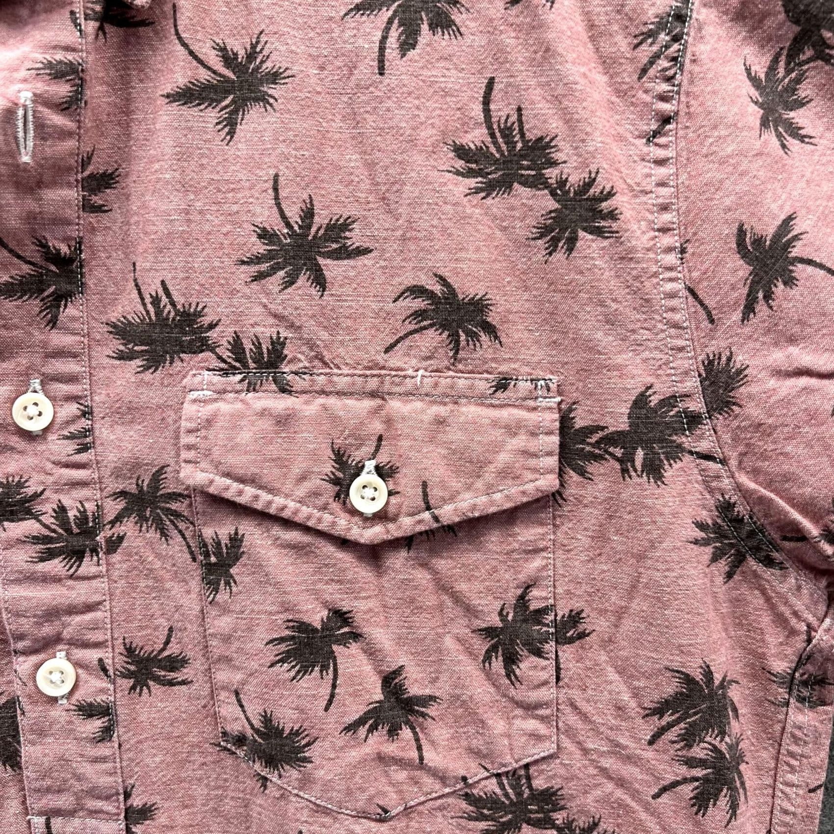 J.Crew J.CREW Shirt Men S Pink Floral Short Sleeve Button-Down All Seasons Casual Size US S / EU 44-46 / 1 - 4 Thumbnail