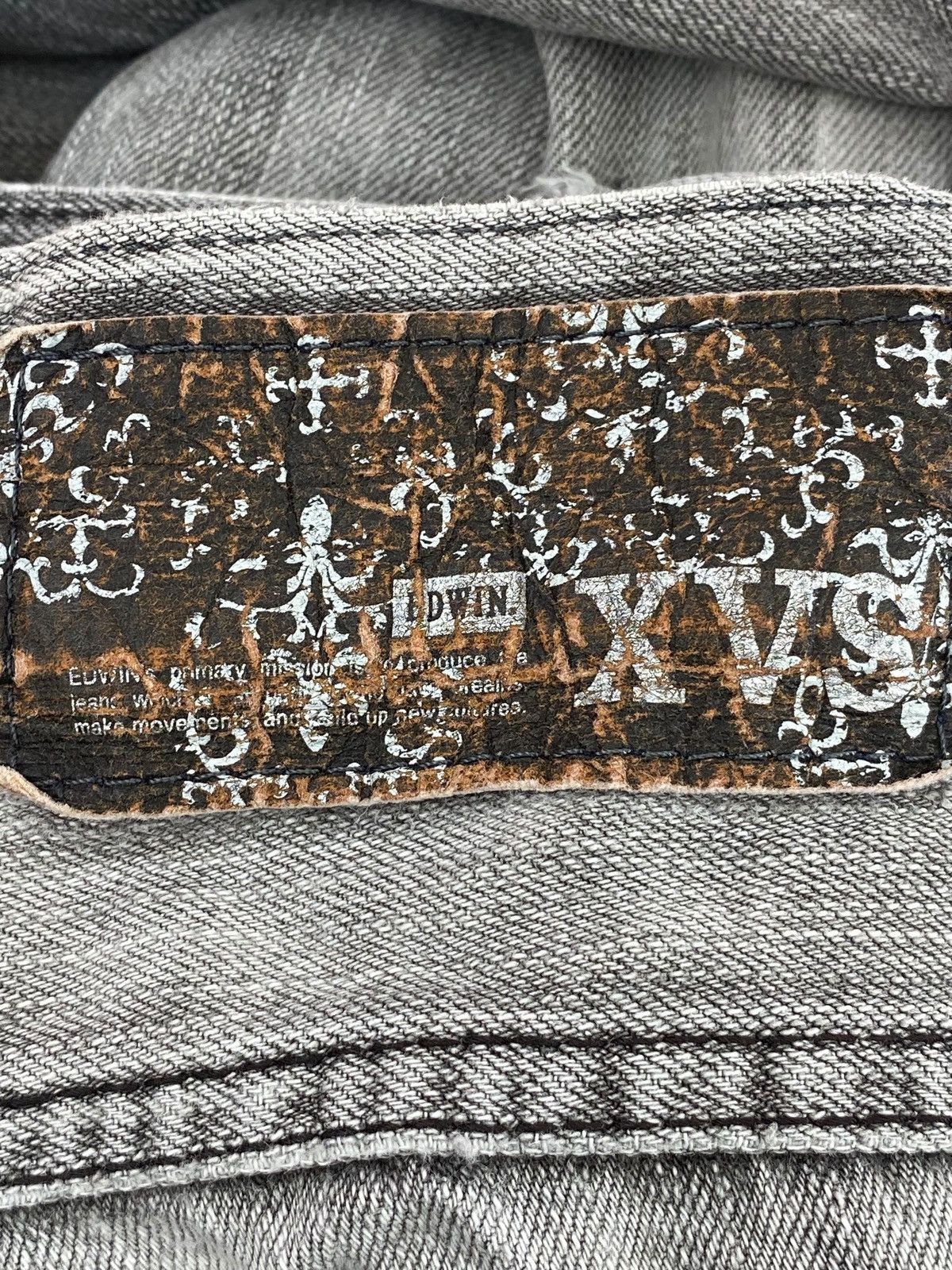 Edwin Vintage Edwin 422 Faded Wash Ripped Jeans Size US 30 / EU 46 - 13 Thumbnail