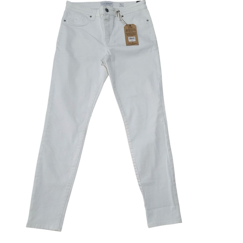 Lucky Brand Lucky Brand Ava Skinny Women's Jeans 8/29 Beige NWT $99 Size 29" - 4 Thumbnail