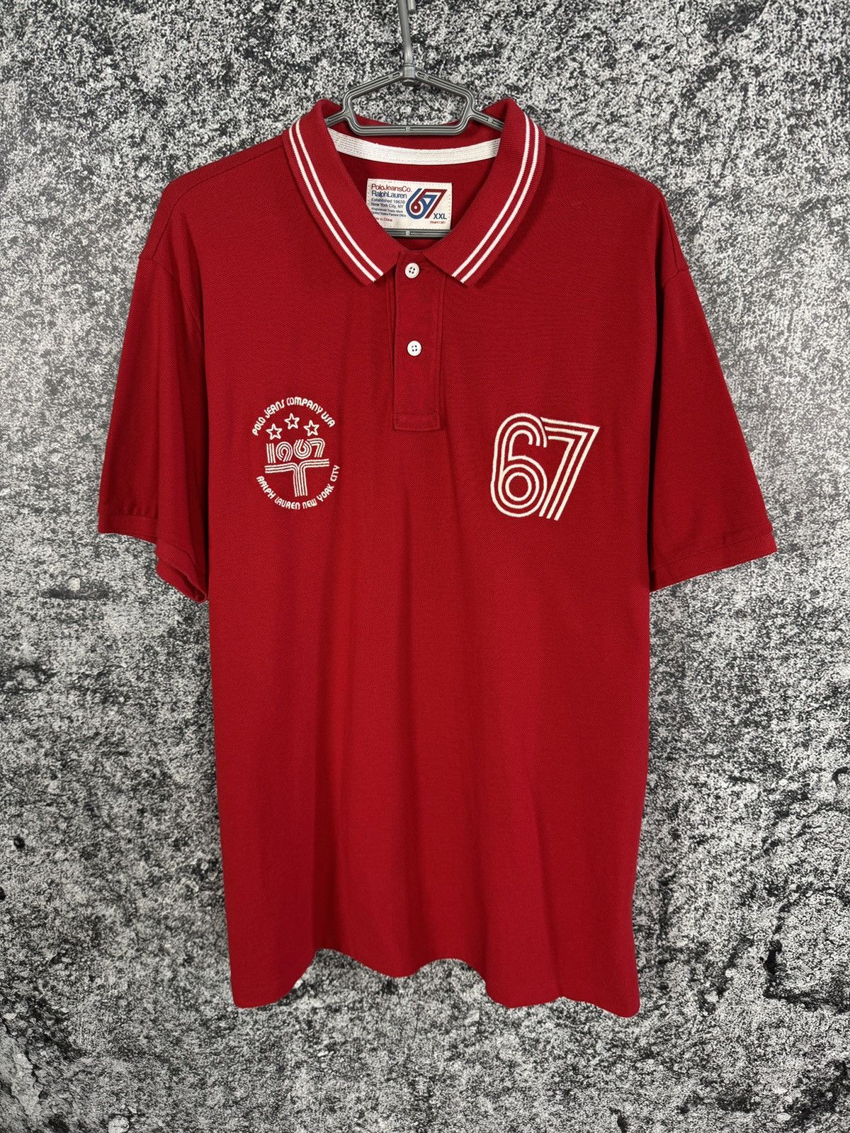 Polo Ralph Lauren Polo Jeans Company USA Ralph Lauren Polo Shirt New York City Size US XXL / EU 58 / 5 - 1 Thumbnail