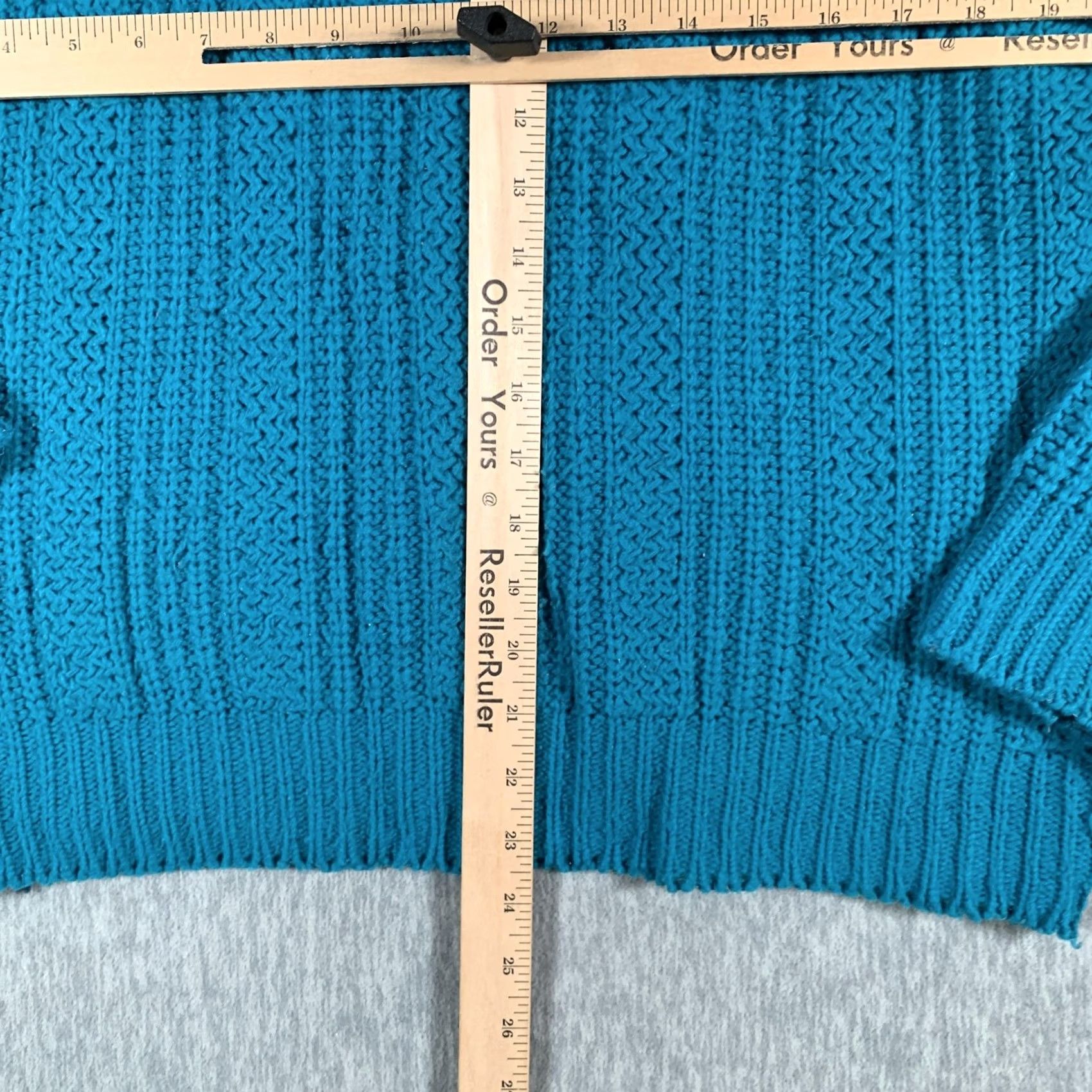 High Sierra VINTAGE High Sierra Sweater Mens L Teal Cable Knit Crewneck Pullover 90s Mens Size US L / EU 52-54 / 3 - 7 Thumbnail