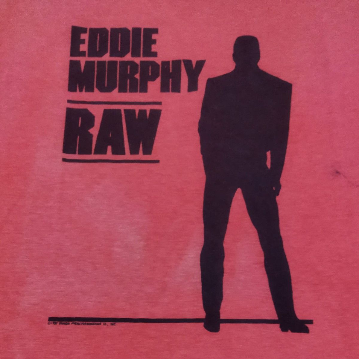 Vintage Vintage 80s Eddie Murphy Raw T shirt Size US L / EU 52-54 / 3 - 2 Thumbnail