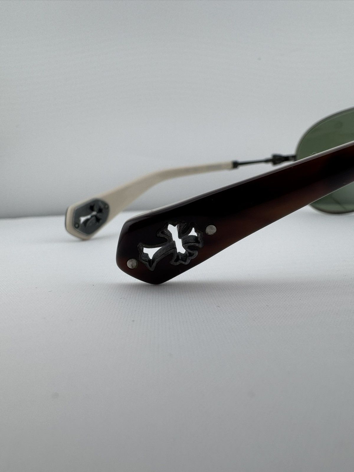 Chrome Hearts Chrome Hearts ‘Stoned’ Dagger Cut-Out Cross Sunglasses Size ONE SIZE - 12 Thumbnail