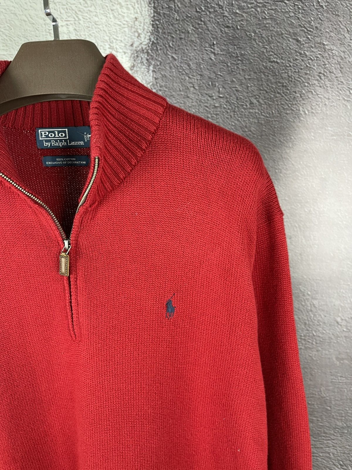 Polo Ralph Lauren Polo Ralph Lauren vintage 1/2 zip knitted sweater pullover Size US XXL / EU 58 / 5 - 5 Thumbnail