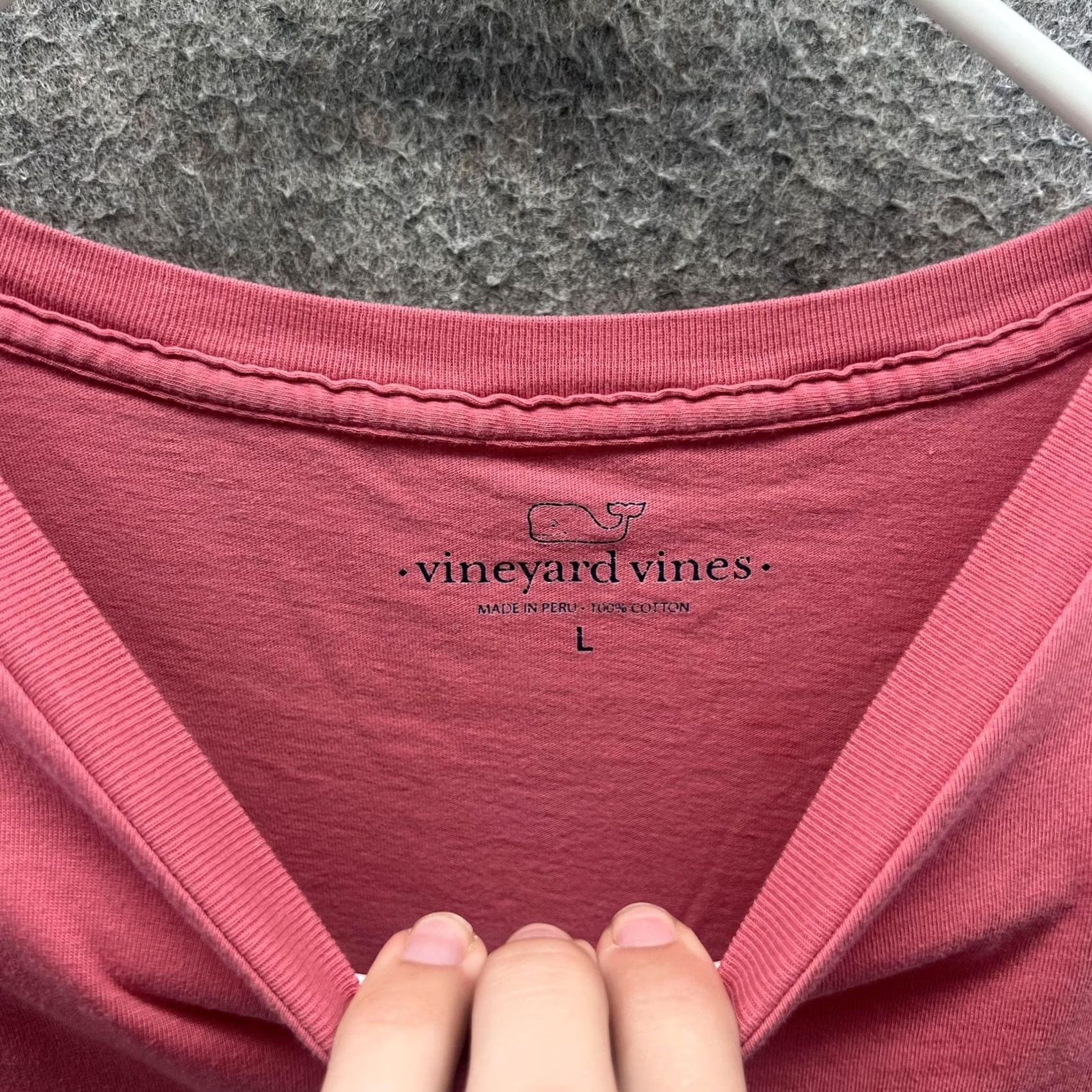 Vineyard Vines Vineyard Vines Shirt Mens L Pink American Flag Whale Pocket Tee Tagless Crew Neck Short Sleeve T-Shirt Size US L / EU 52-54 / 3 - 4 Thumbnail