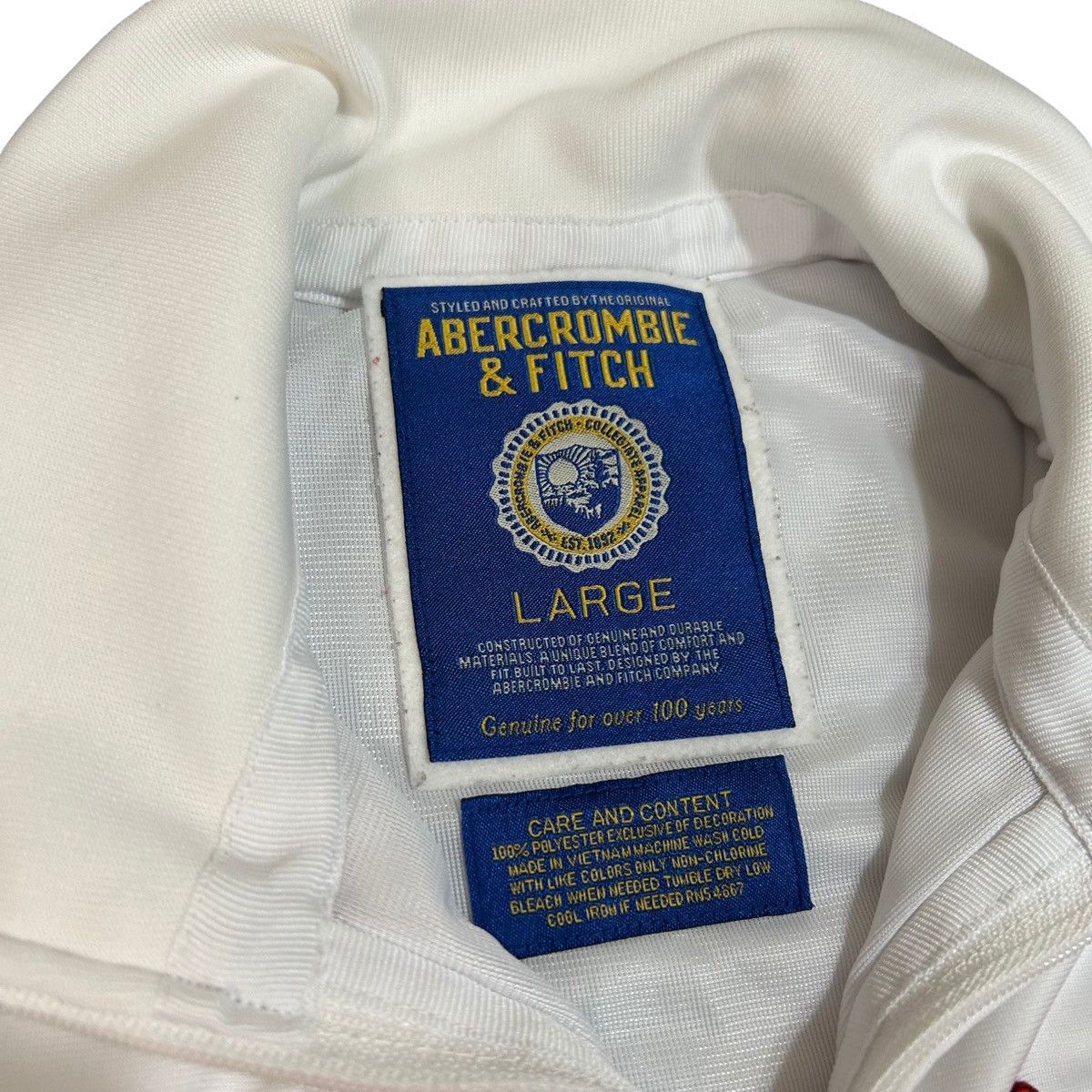 Abercrombie & Fitch Y2K Abercrombie & Fitch Embroidered Zip-Up Vintage Jacket Size US L / EU 52-54 / 3 - 3 Thumbnail