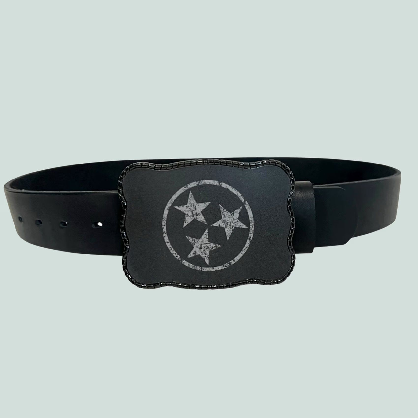 Streetwear × Stussy × Vintage Stussy SS-Link Buckle Leather Belt