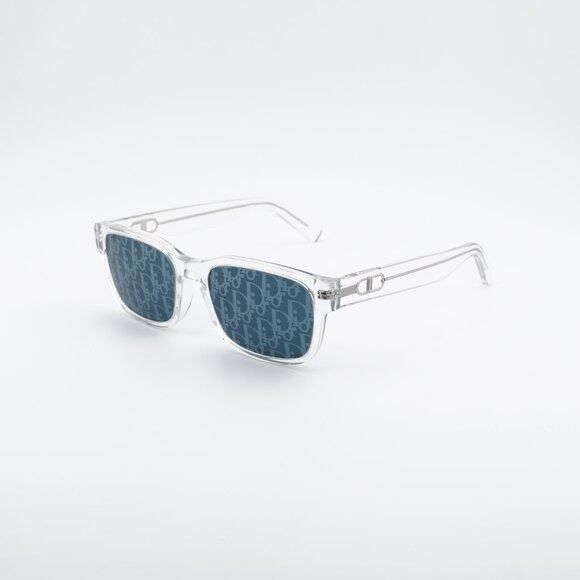 Dior Dior CD LINK S1U 88B8 Sunglasses Shiny Crystal Square Frame Size ONE SIZE - 5 Thumbnail
