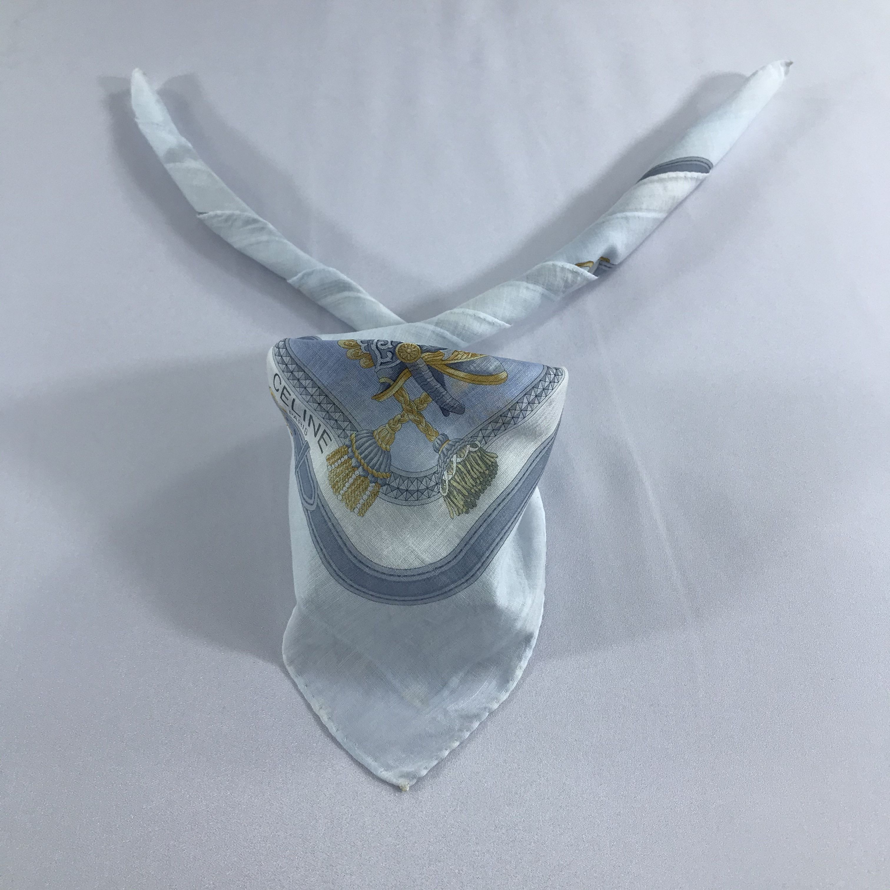Celine Celine Handkerchief Neckerchief Bandana H1073 Size ONE SIZE - 2 Thumbnail