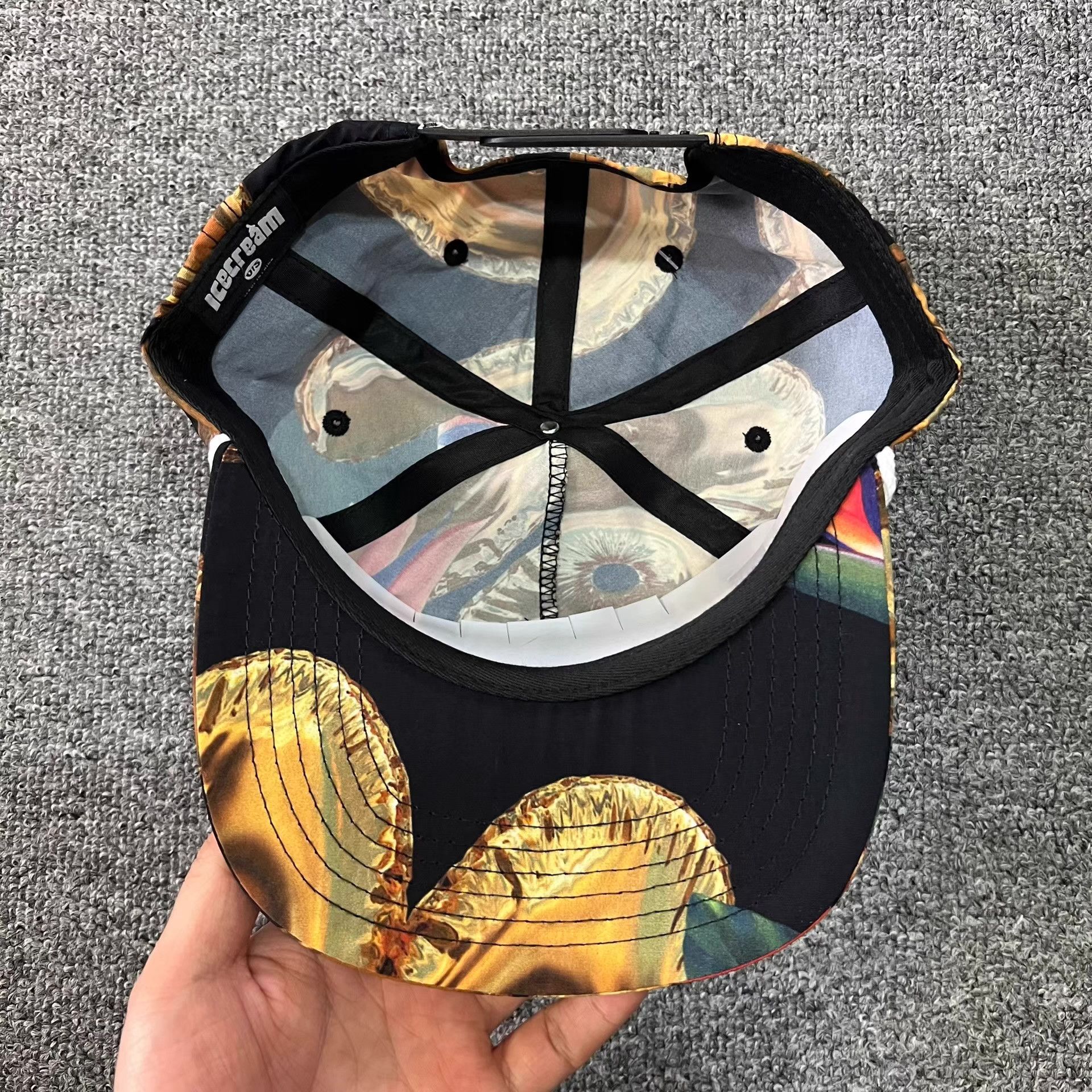 Billionaire Boys Club BBC ICECREAM Flying Dog Flat Brim Baseball Cap & Sun Hat Q7 Size ONE SIZE - 3 Thumbnail