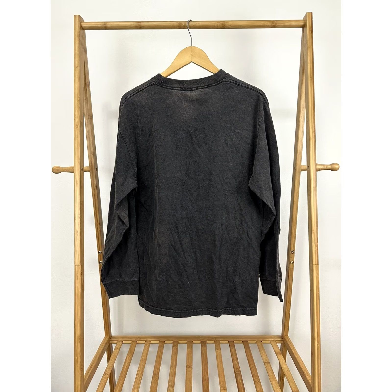 Vintage VINTAGE Kanye West Ranch Long Sleeve T-Shirt Size L Black Workwear Faded Hip Hop Rap Mens Size US L / EU 52-54 / 3 - 2 Thumbnail