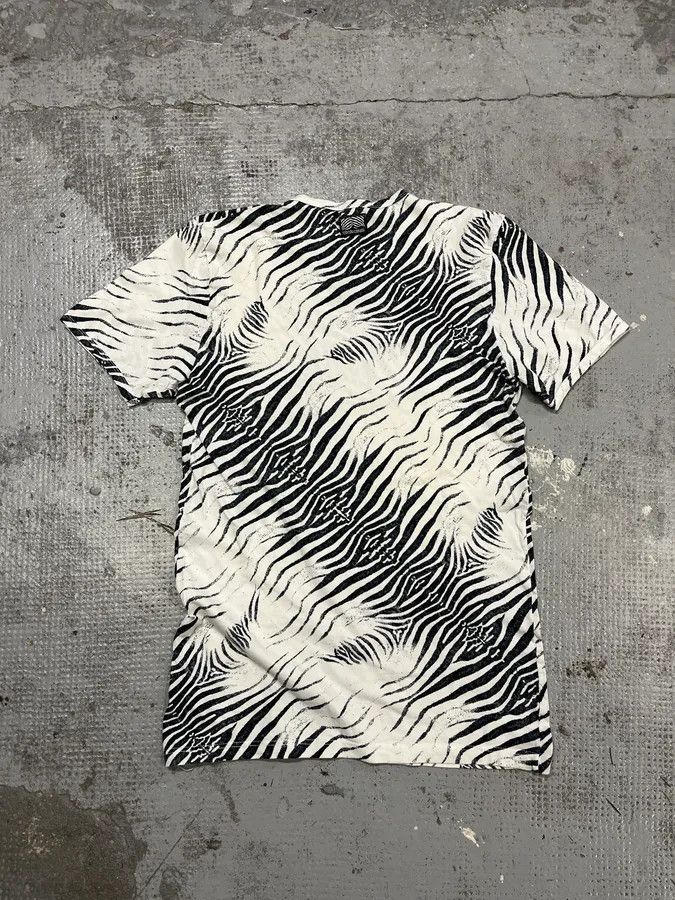 Roberto Cavalli SS1999 Roberto Cavalli Zebra White T-Shirt Size US XS / EU 42 / 0 - 6 Thumbnail