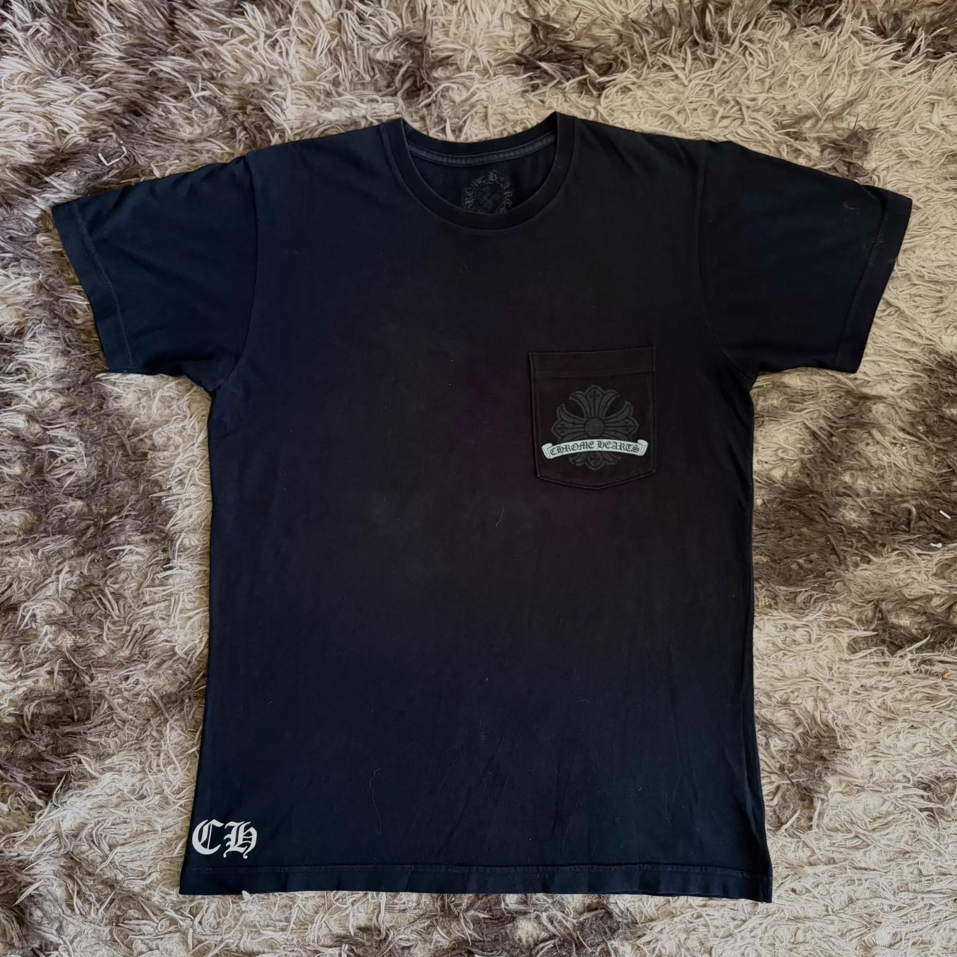 Chrome Hearts Chrome Hearts USA Arch Logo Pocket T-Shirt | Grailed