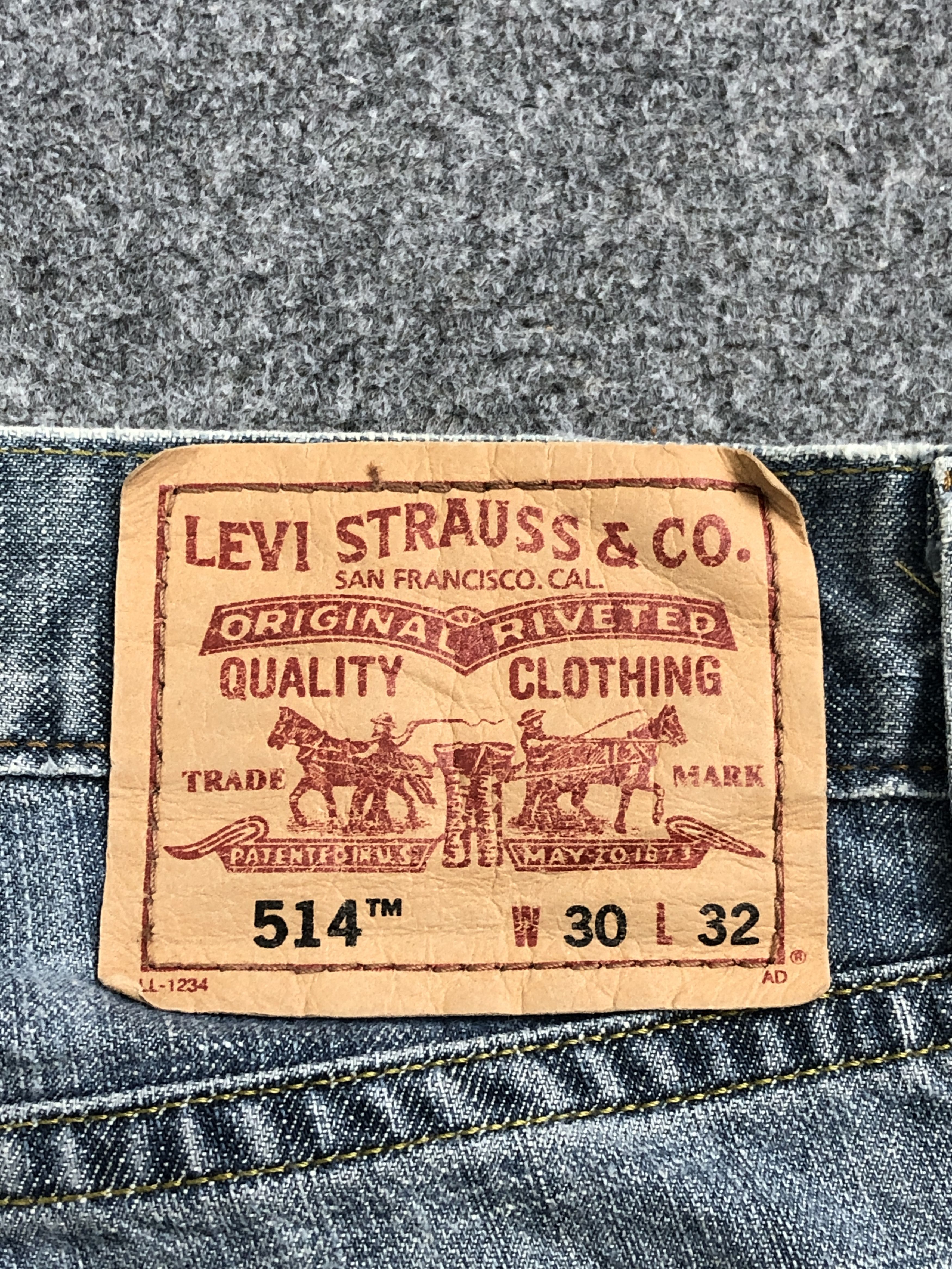 Levi's Vintage Levis 514 Faded Blue Jeans DP2476 Size US 29 - 5 Thumbnail