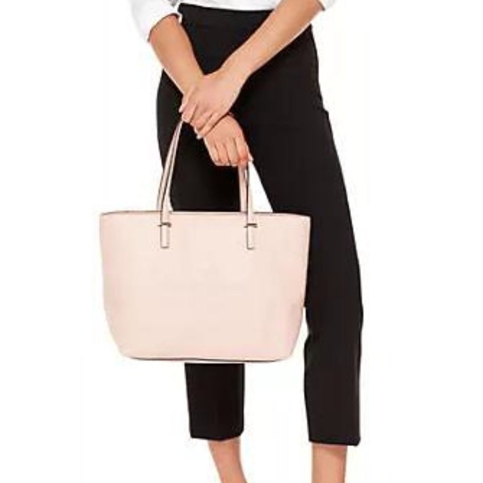 Kate Spade Kate Spade Light Pink Remmi Leather Tote Size ONE SIZE - 6 Thumbnail