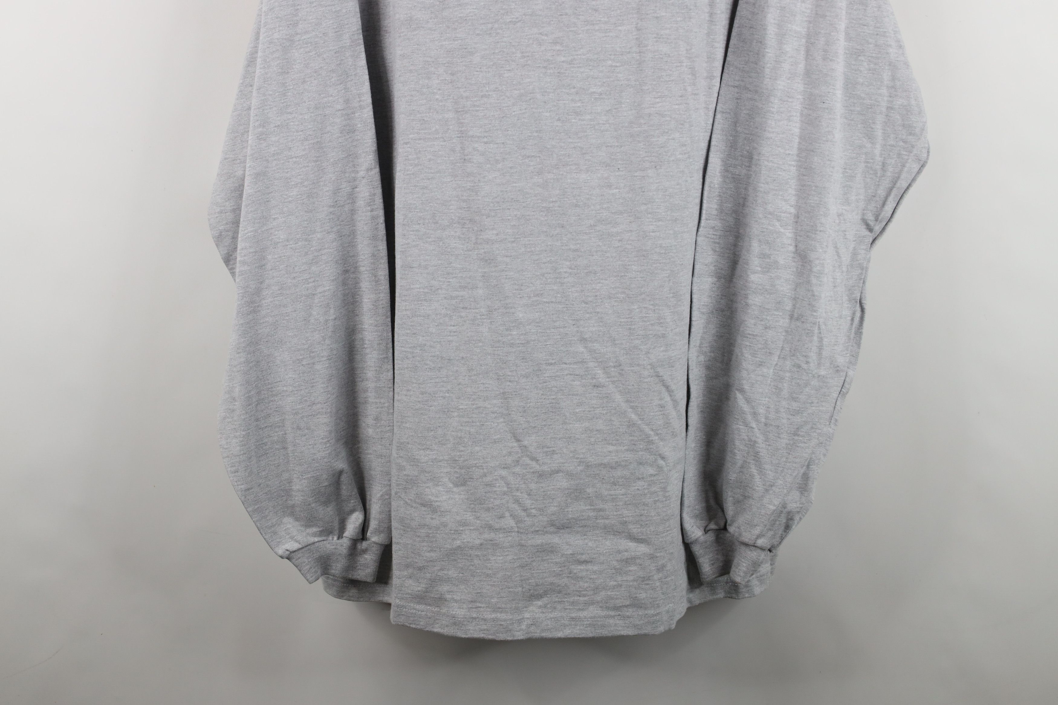 Vintage Vintage 90s Streetwear heavyweight Long Sleeve T-Shirt Gray Size US XXL / EU 58 / 5 - 3 Thumbnail
