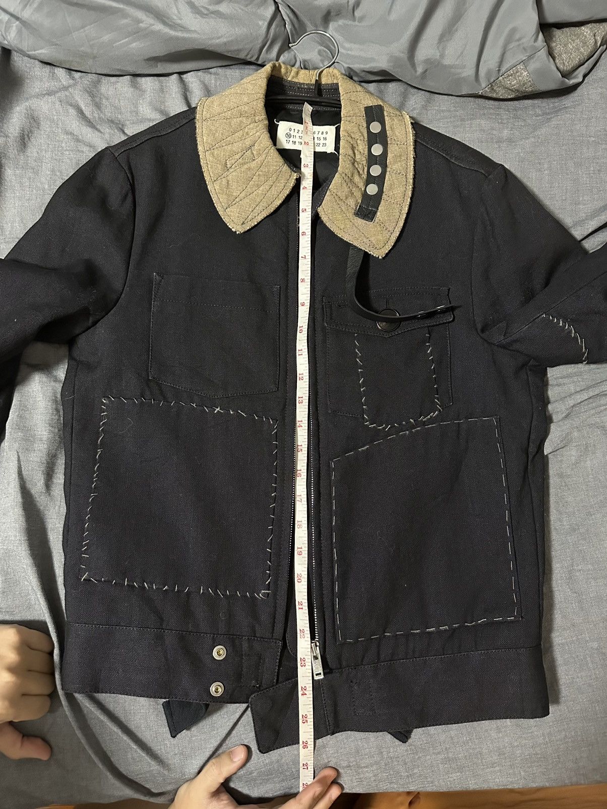 Maison Margiela Maison Margiela Surgery Stitch Military Black Jacket Size US M / EU 48-50 / 2 - 20 Thumbnail