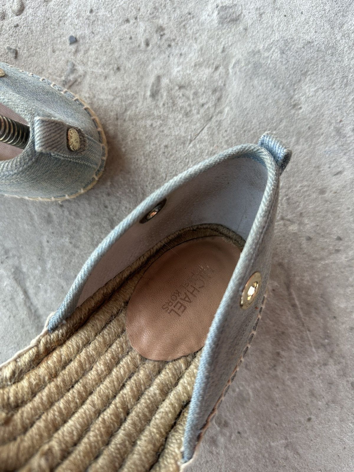Michael Kors Michael Kors Flat Canvas Espadrilles Old Money Style Size US 9 / IT 39 - 9 Thumbnail