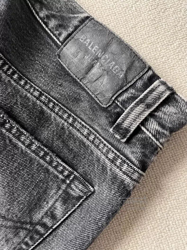 Balenciaga Balenciaga size XS Bell Bottom Denim Pants Men's Black Size US 27 - 3 Thumbnail