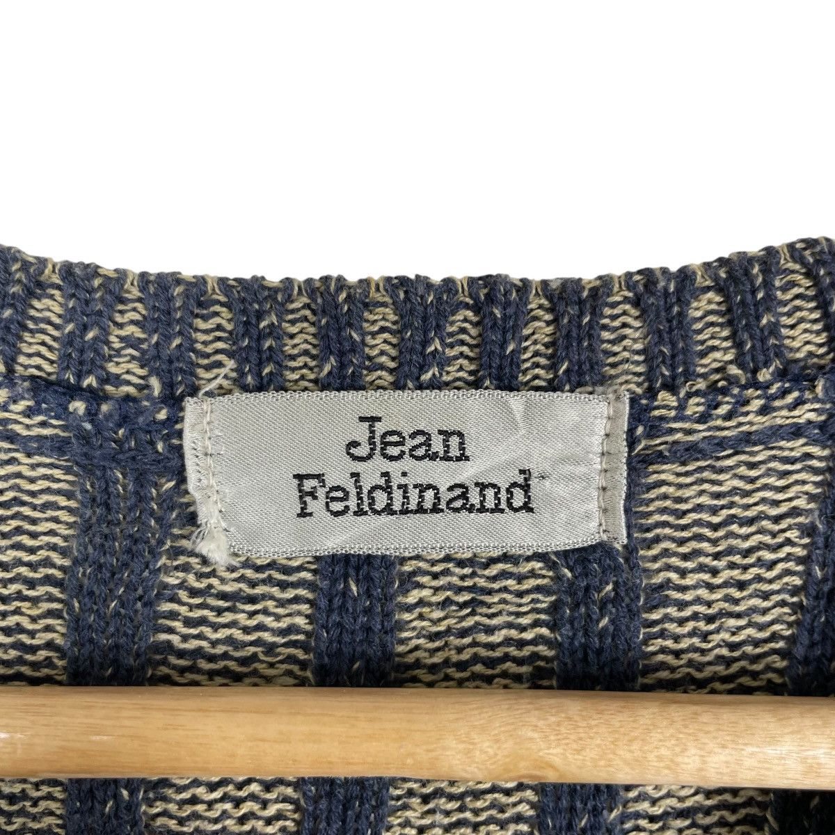 Vintage Vintage Jean Feldinand Stripe Knitwear Shirt Size US M / EU 48-50 / 2 - 6 Thumbnail