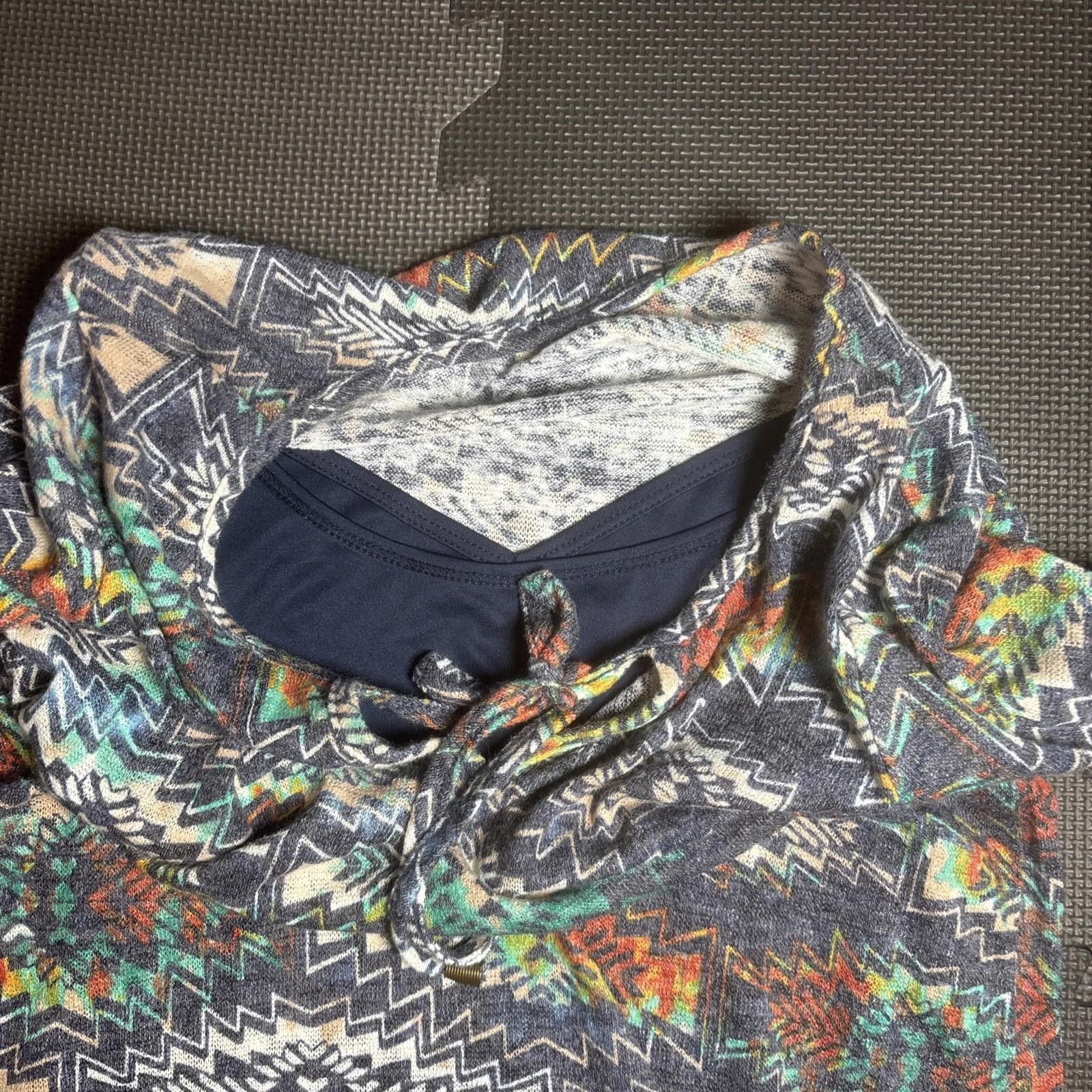 Other Vintage BeBop Women's Dress Size Medium Boho 3/4 Sleeve Blue Size M / US 6-8 / IT 42-44 - 4 Thumbnail