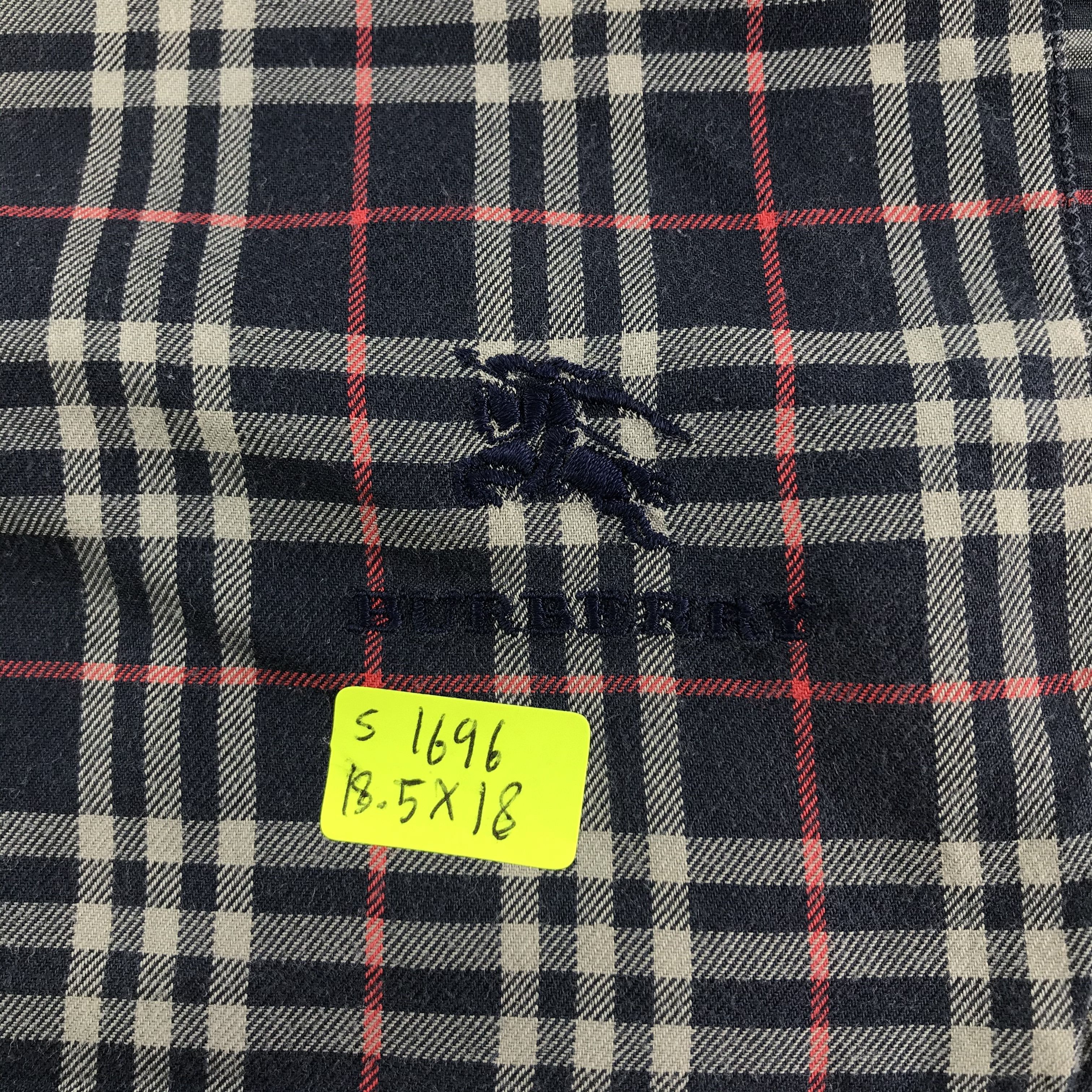 Burberry × Vintage Burberry Bandana / Handkerchief / Neckerchief - S1696 Size ONE SIZE - 5 Thumbnail