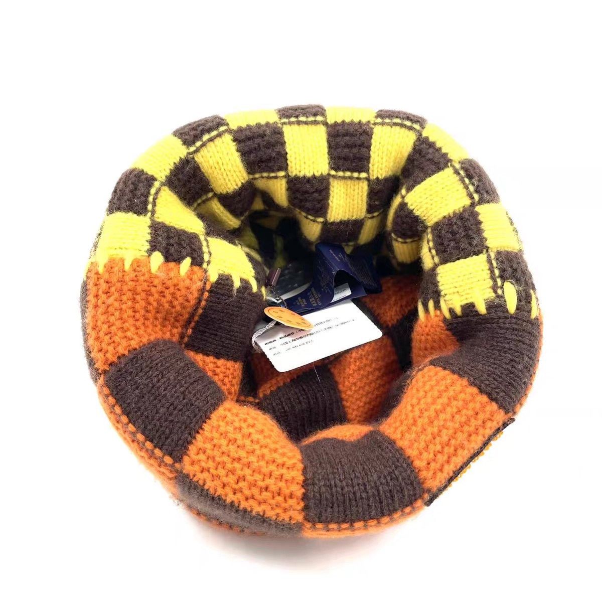 Louis Vuitton Louis Vuitton Feidun checkerboard knit cold hat Size ONE SIZE - 5 Thumbnail