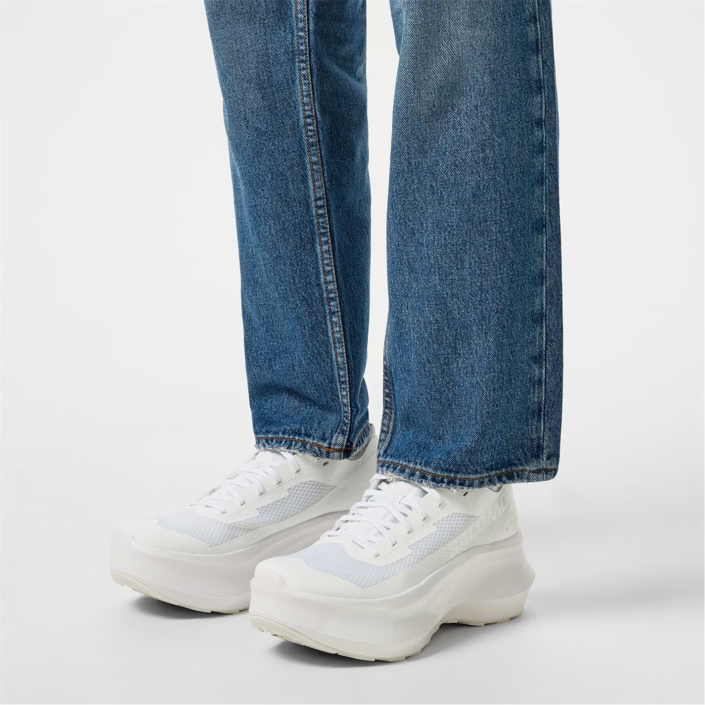Comme des Garcons SHIRT o1g2r1mq0426 Phantasm Platform Trainers in White Size US 8 / EU 41 - 6 Thumbnail