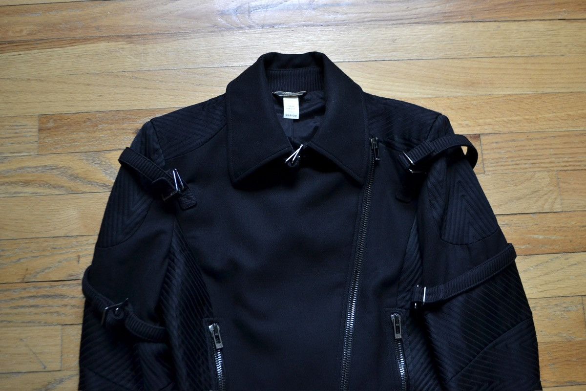 Versace FW2003 Bondage Moto Biker Jacket Size M / US 6-8 / IT 42-44 - 2 Thumbnail