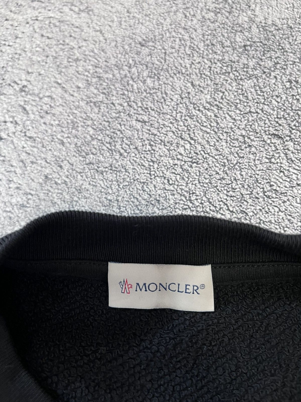 Moncler Moncler Women Sweatshirt Sweater Black Logo Polyester SizeXS Size XS / US 0-2 / IT 36-38 - 8 Thumbnail