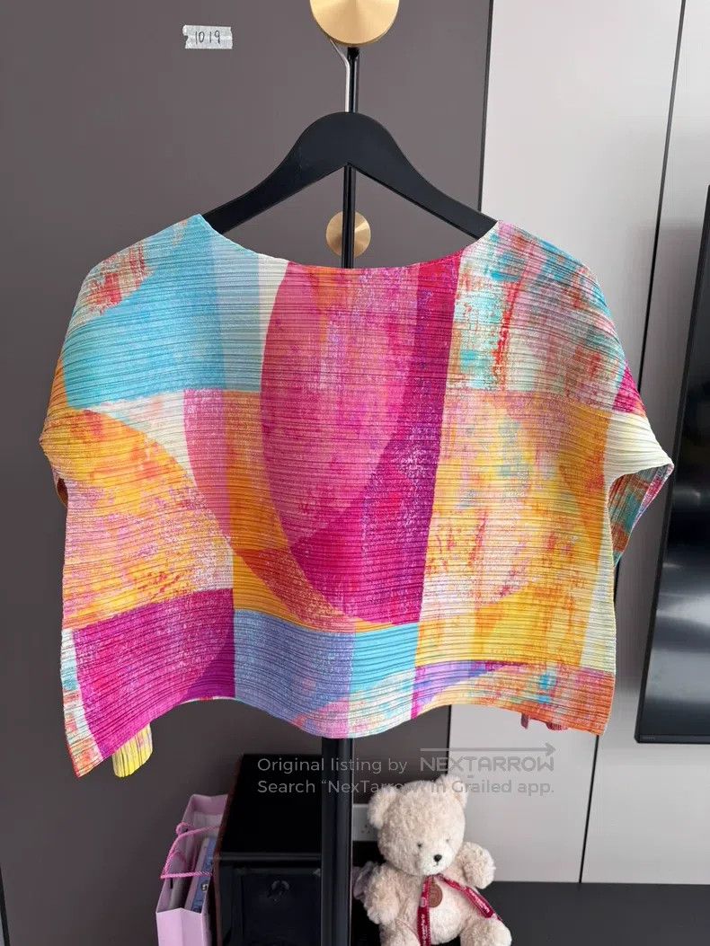 Issey Miyake Issey Miyake Main Line Small Fish Scale Long Sleeve T-shir Size L / US 10 / IT 46 - 3 Thumbnail