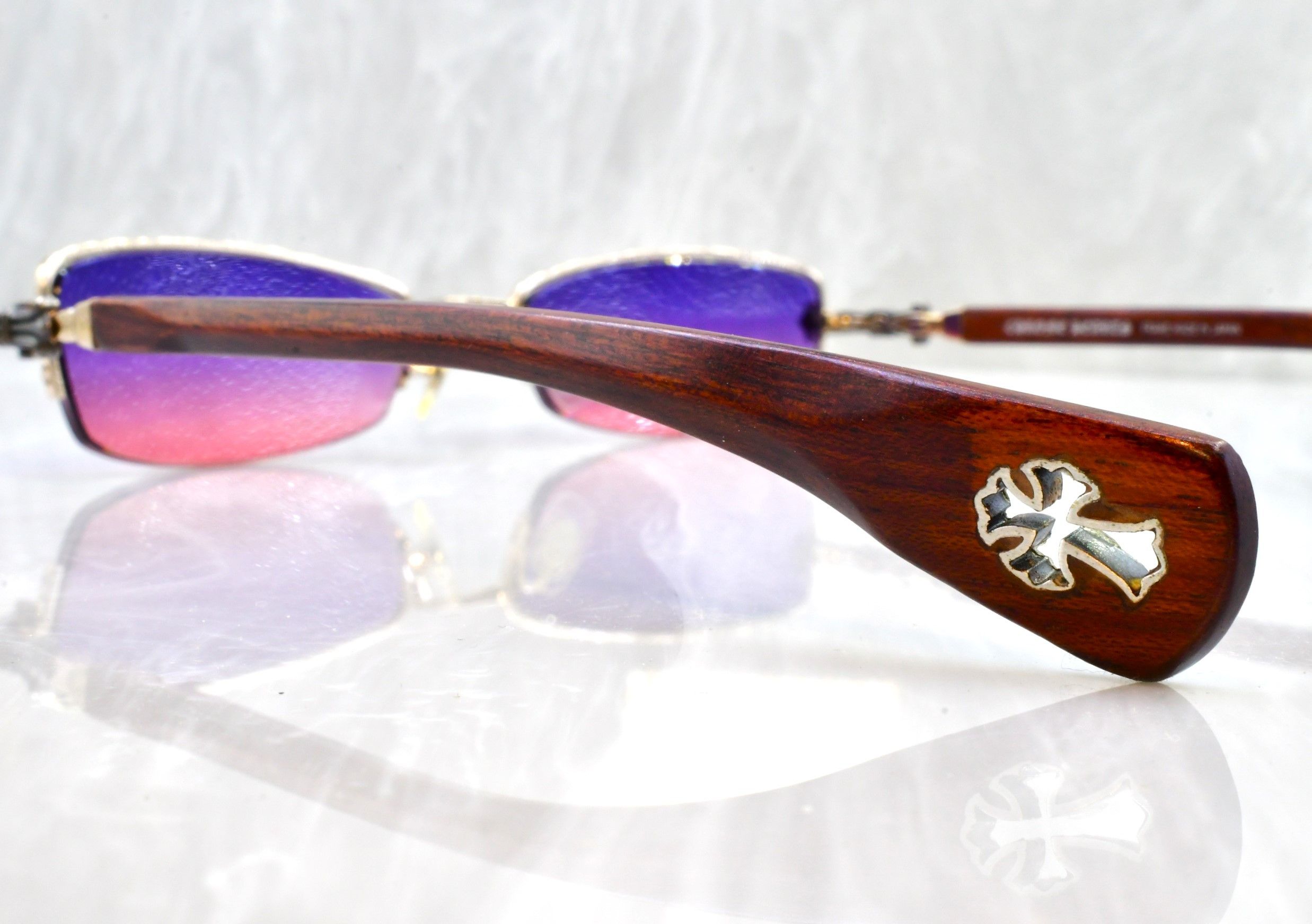 Chrome Hearts Chrome Hearts Rocks Rare sunglasses cartier 53/14 bubinga Size ONE SIZE - 6 Thumbnail