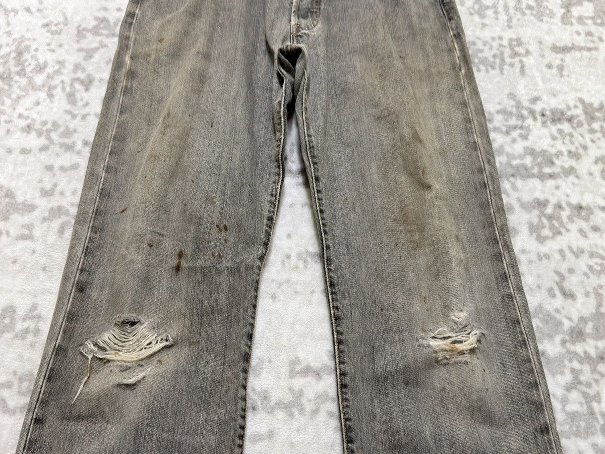 Levi's Vintage Levi's 501 Distressed Thrashed Mud Wash Denim Jeans Size US 32 / EU 48 - 6 Thumbnail