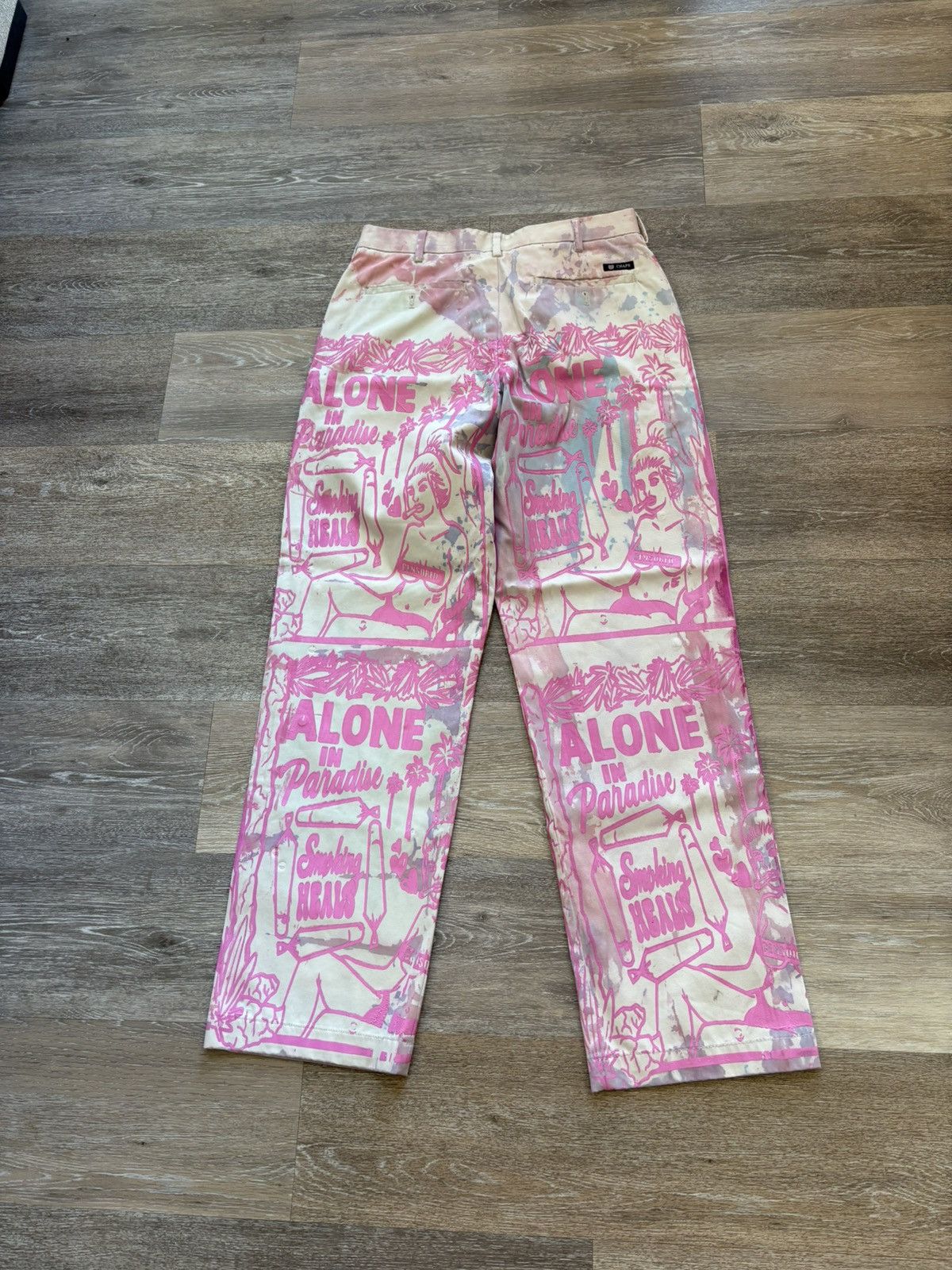 Other Custom Smoking Heals Print Pants Size US 32 / EU 48 - 2 Thumbnail