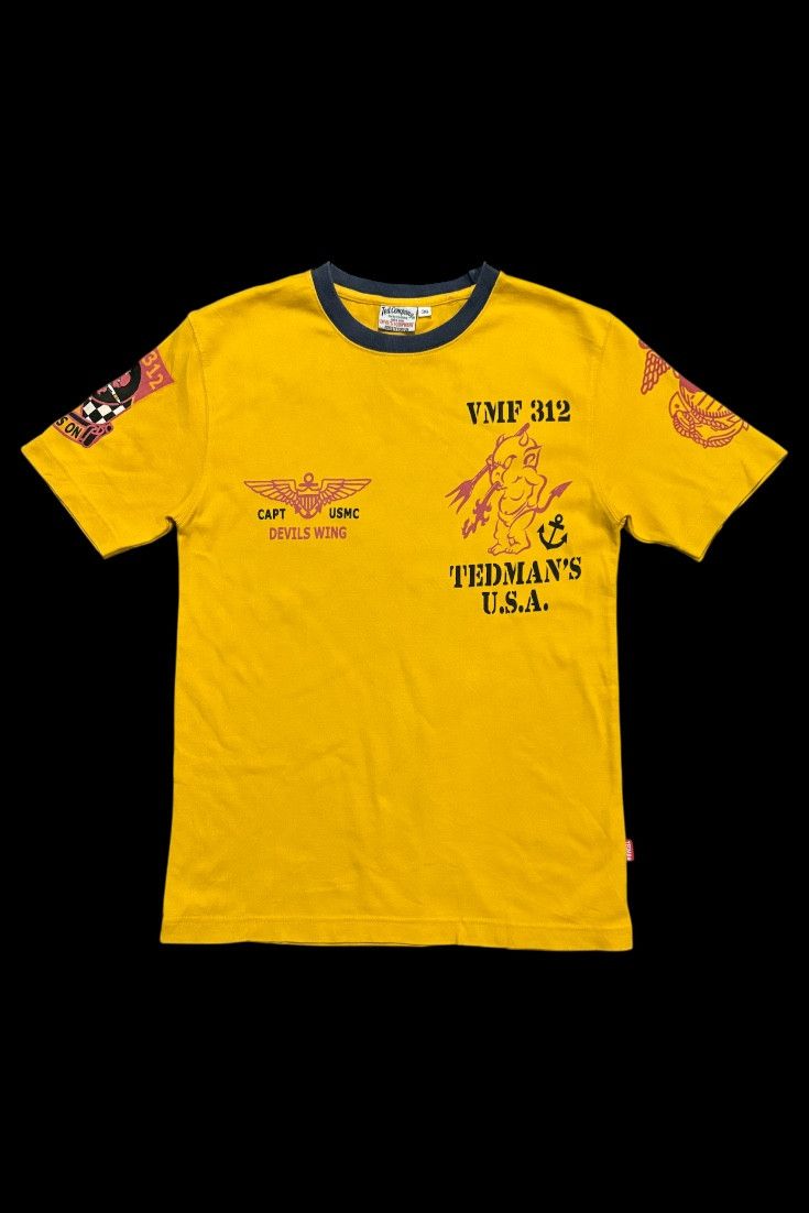 Tedman Vintage tedman company VMF 312 devil wings SQDN tshirt Size US S / EU 44-46 / 1 - 2 Thumbnail