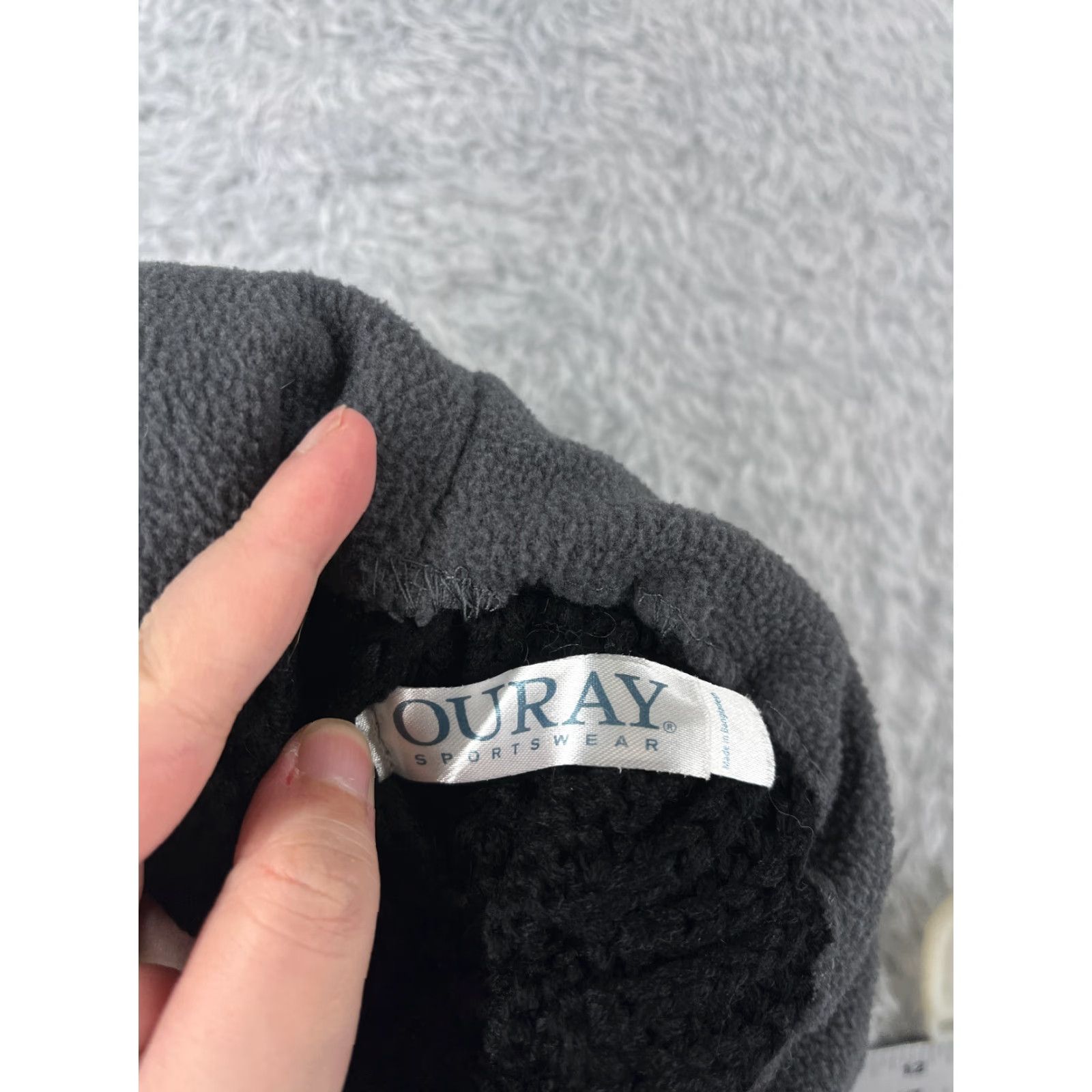 Sunray Sportswear Jackson Hole Beanie Womens One Size Black Cable Knit Acrylic Lined Pom Size ONE SIZE - 7 Thumbnail