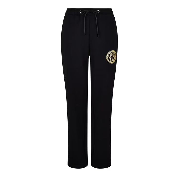 Versace o1s22i1n1024 Brushed Cotton Medusa Joggers in Black Size 28" / US 6 / IT 42 - 1 Thumbnail