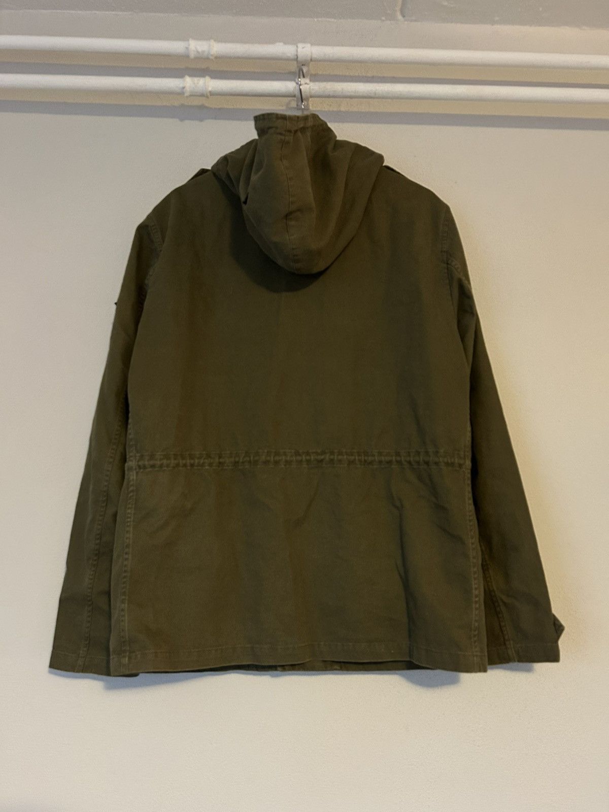 Saint Laurent Paris Saint Laurent Military Hooded Jacket with Embroidered Patch Size US M / EU 48-50 / 2 - 9 Thumbnail