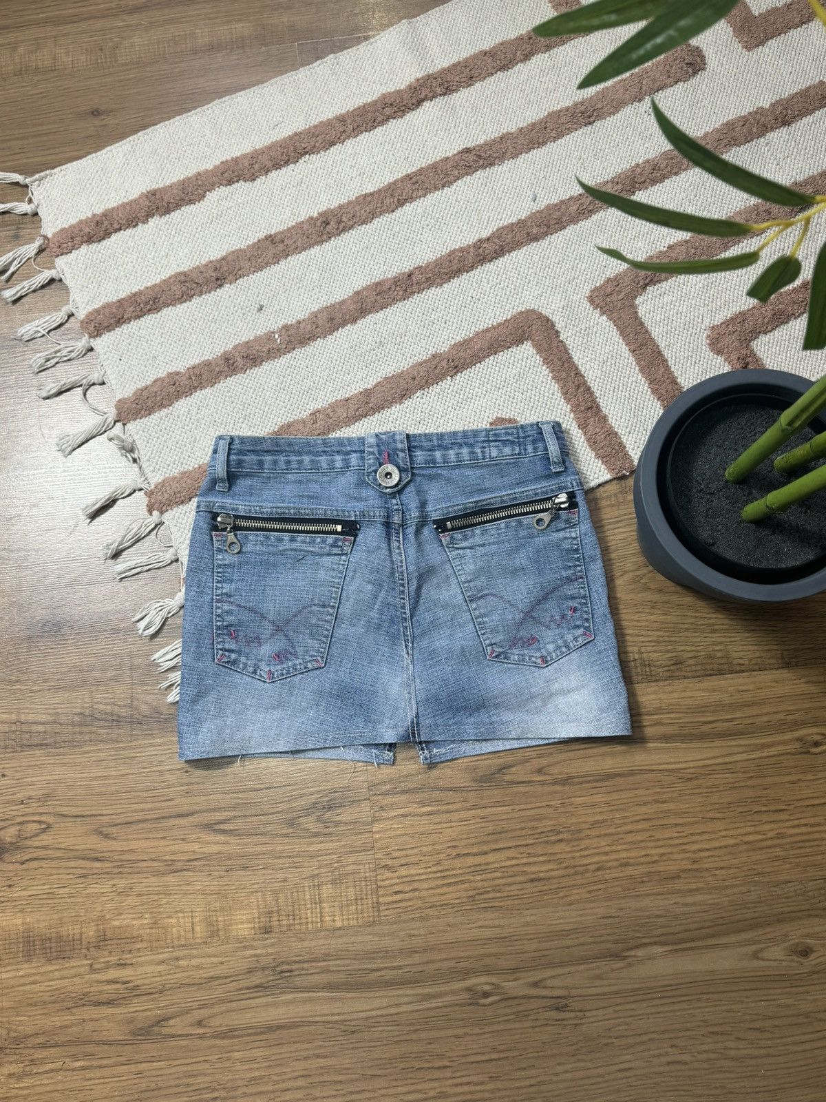 Dolce & Gabbana × Vintage VINTAGE DOLCE&GABBANA 2000s MINI CONTRAST STITCH SKIRT Size 26" / US 2 / IT 38 - 5 Thumbnail