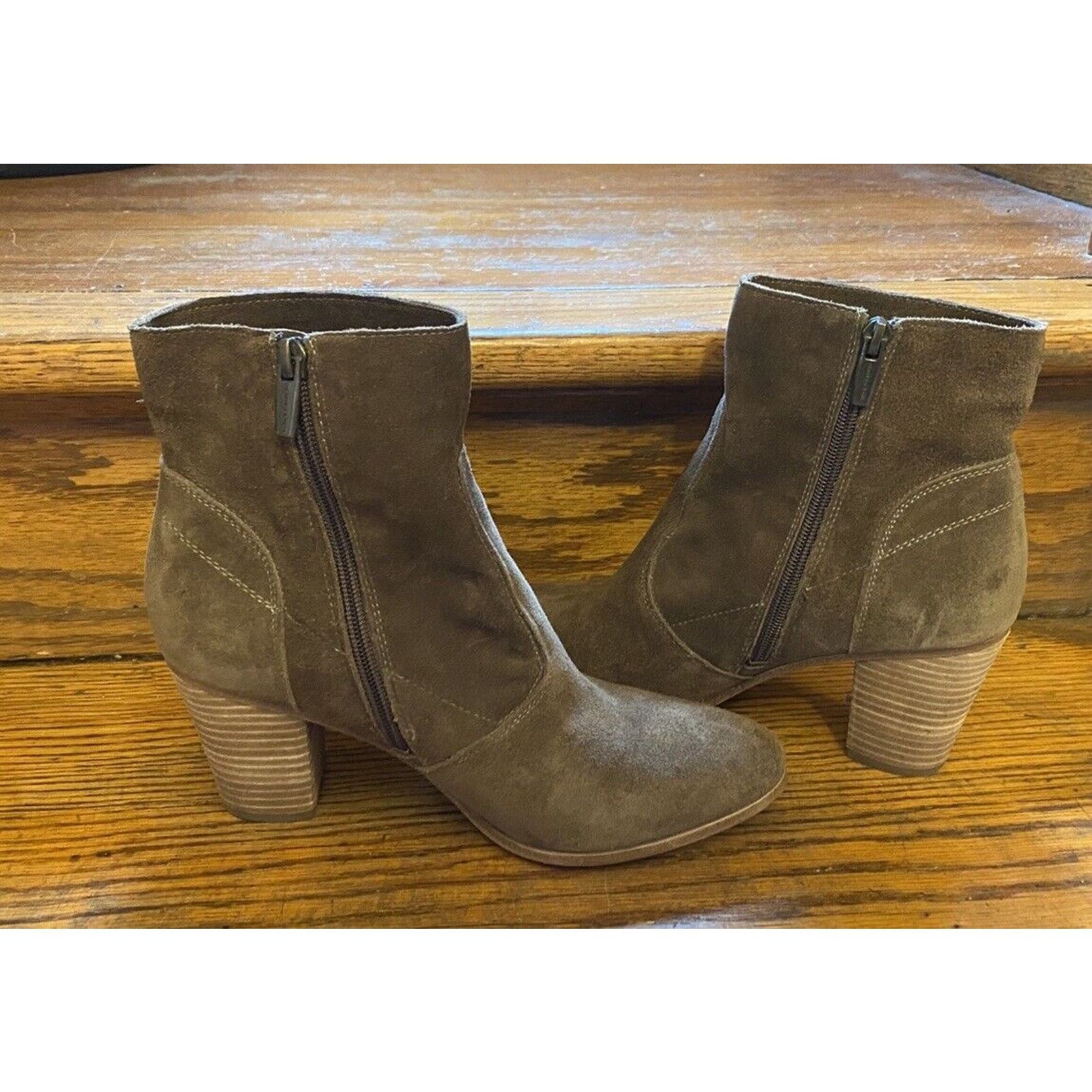 Vince Camuto Vince Camuto Trending Suede Tan Boots Women’s 8 Shoes Heel Size US 8 / IT 38 - 5 Thumbnail