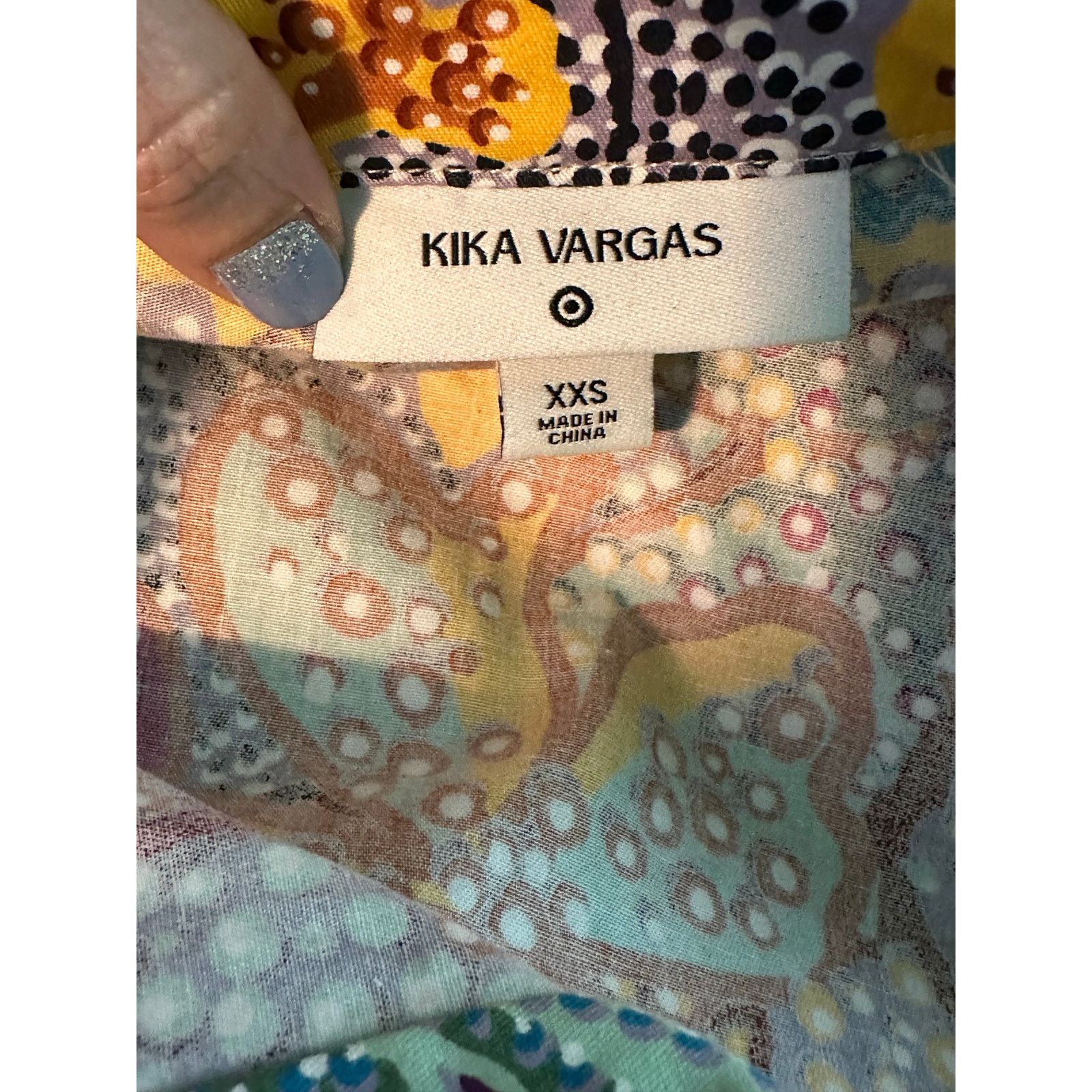 Other Kika Vargas Colorful Floral Babydoll Mini Dress size XXS Size XXS / US 00 / IT 34 - 3 Thumbnail